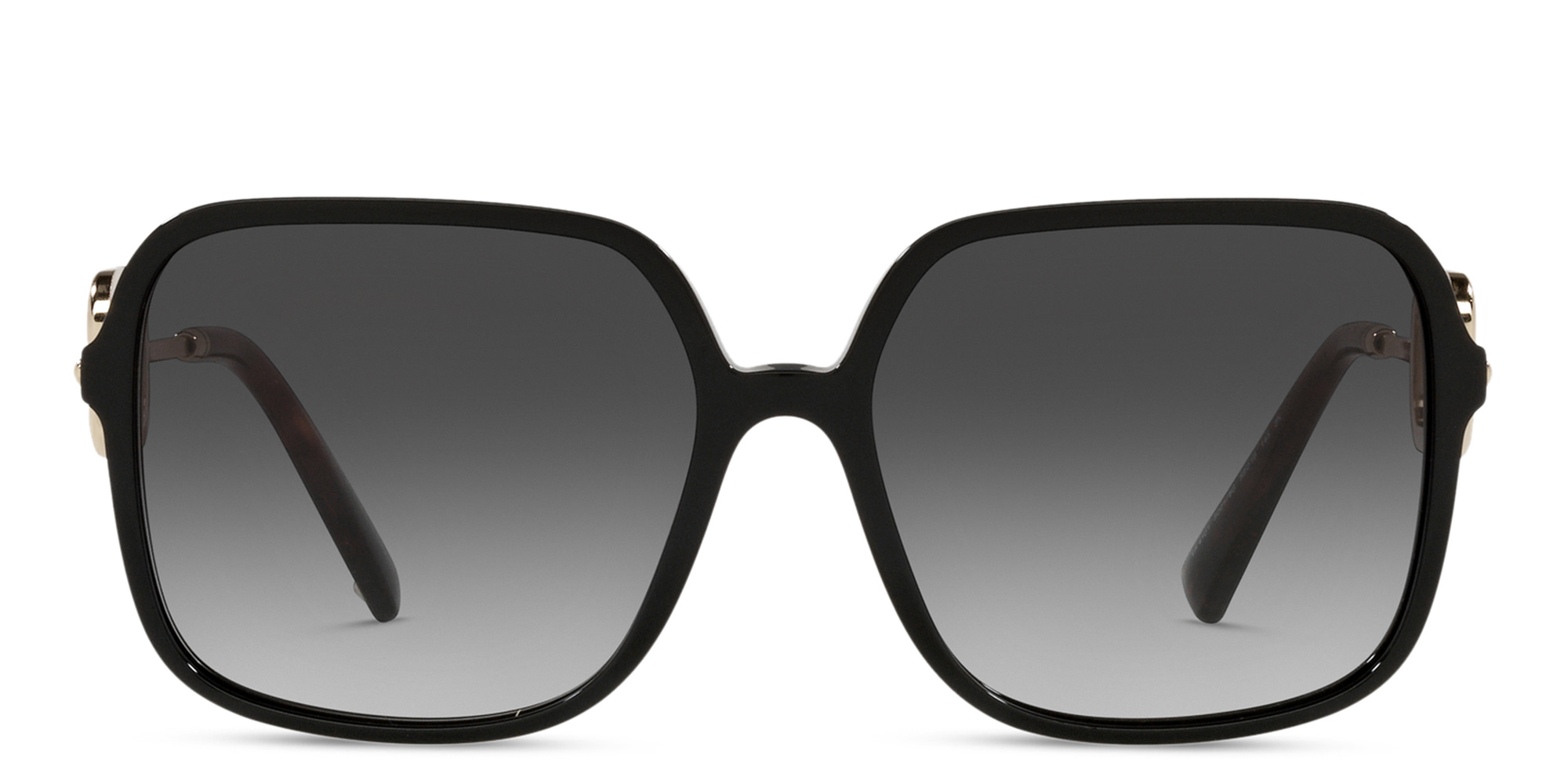 VALENTINO Oversized Square Sunglasses in Black – Product Photo 1