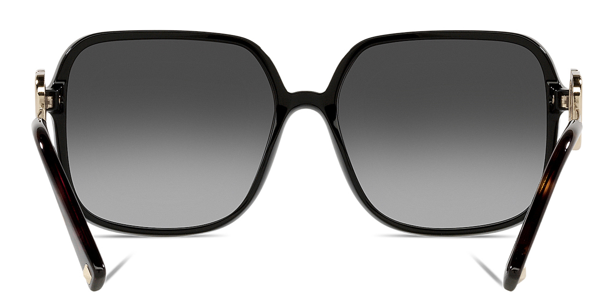 VALENTINO Oversized Square Sunglasses in Black – Product Photo 4