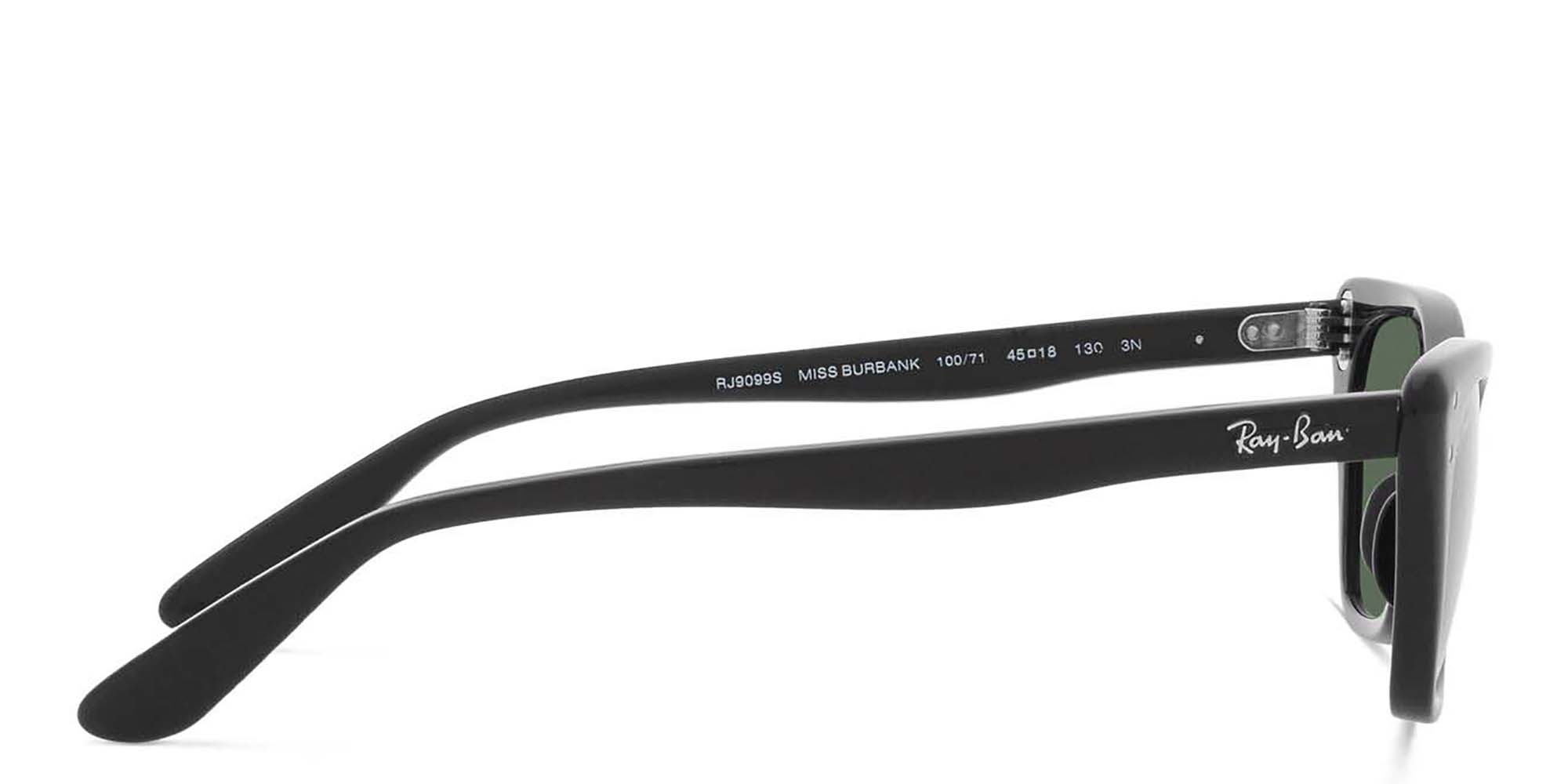 Ray-Ban Junior Kids Cat Eye Sunglasses in Black – Product Photo 3