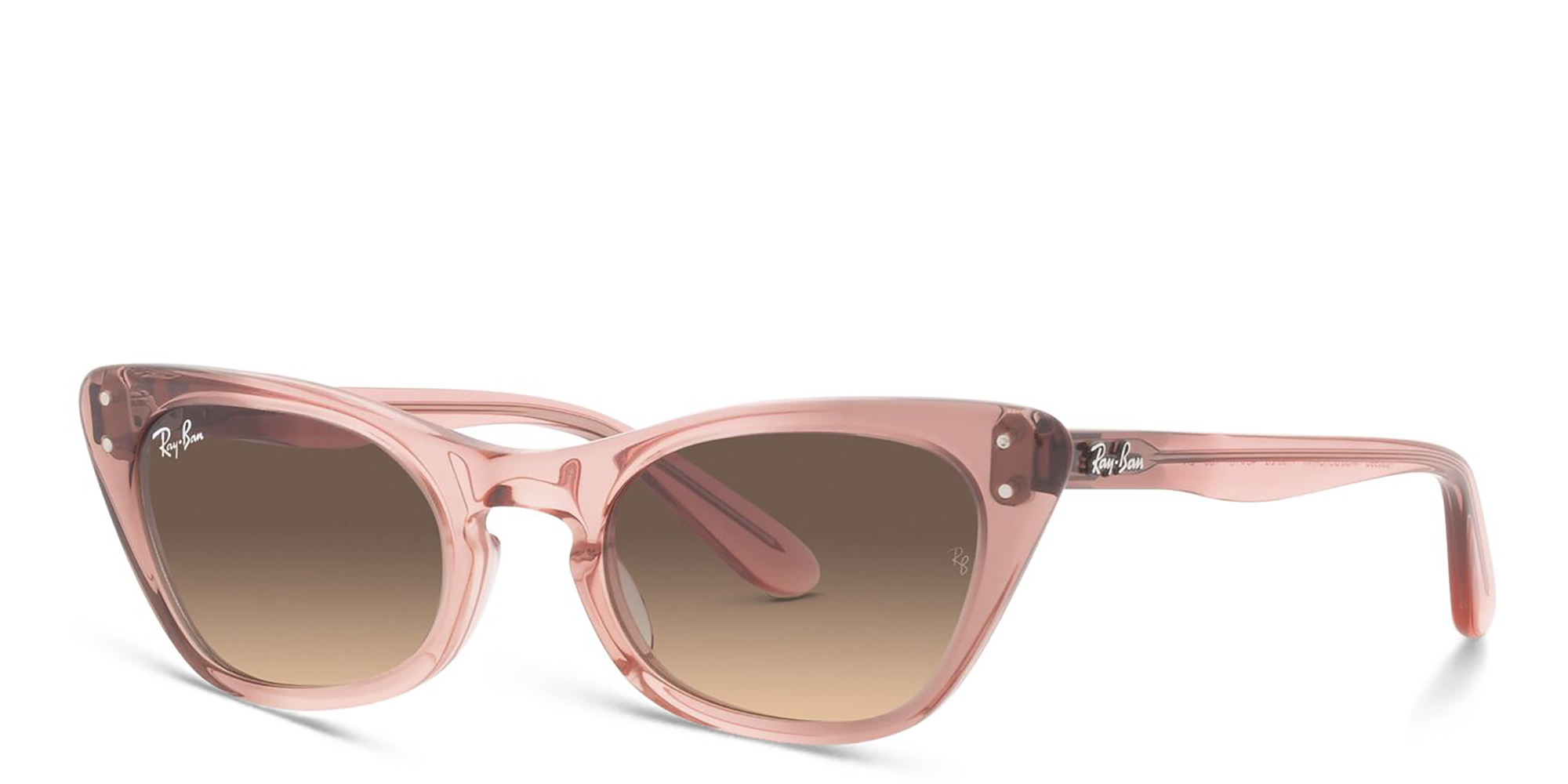 Ray-Ban Junior Kids Cat Eye Sunglasses in Brown & Rose – Product Photo 2