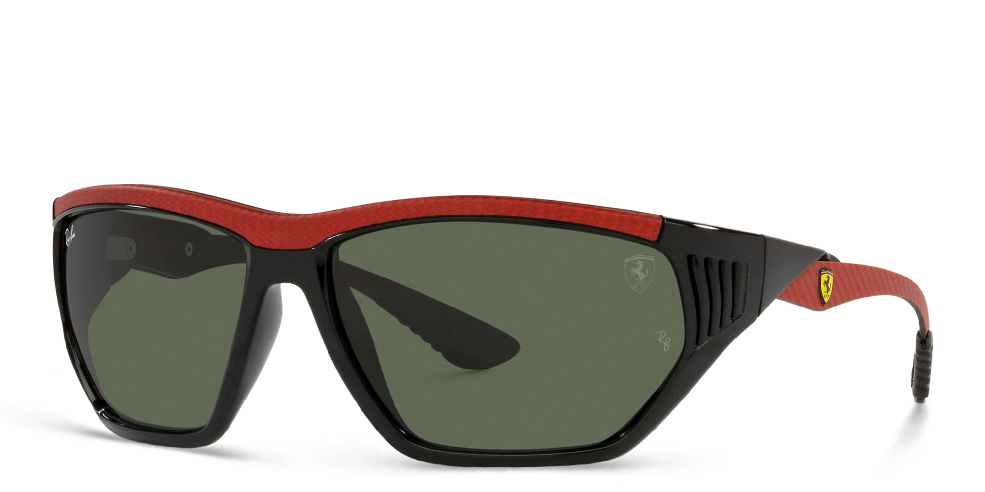 Ray-Ban Clubmaster Irregular Sunglasses in Black – Product Photo 2