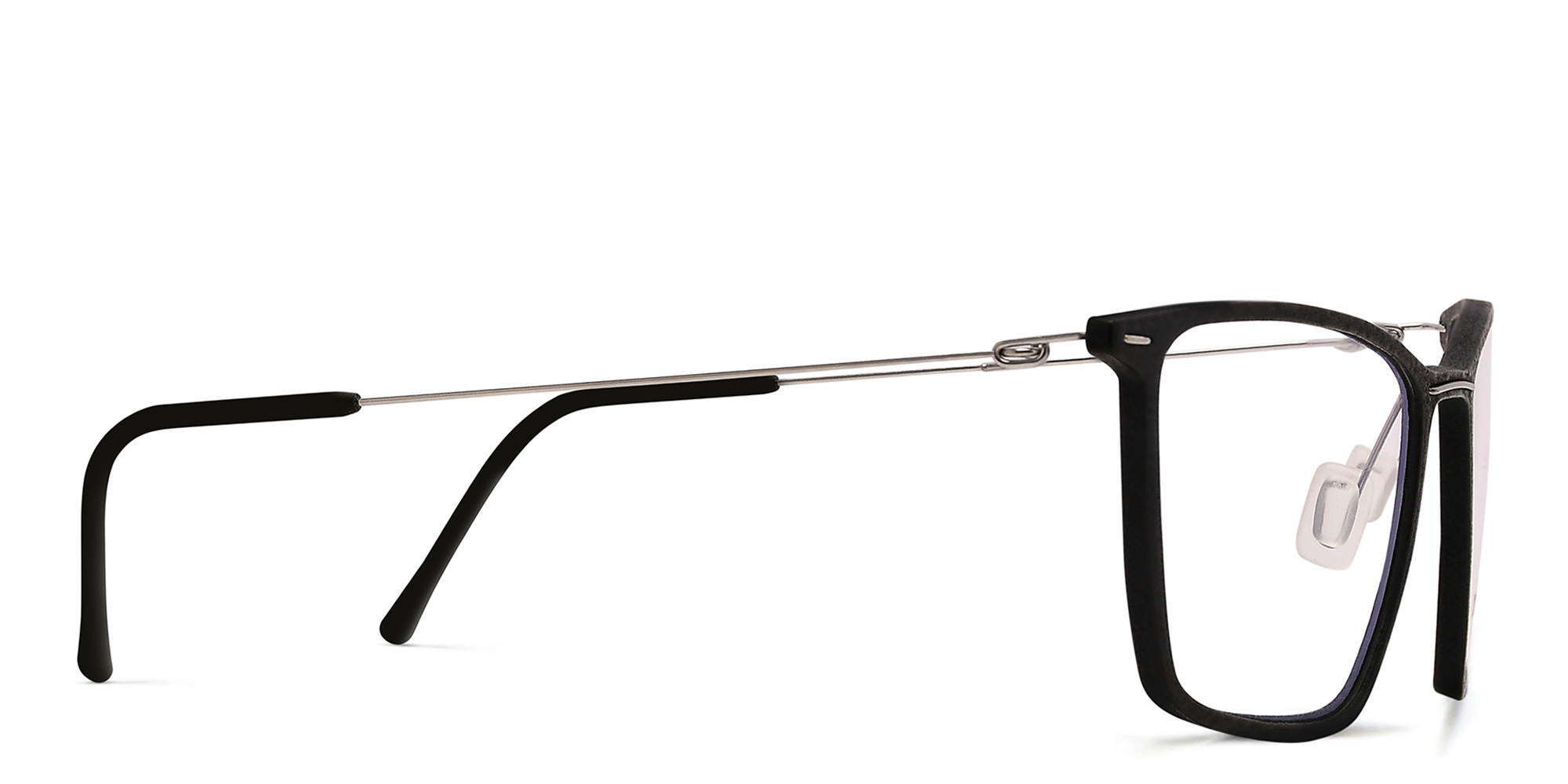 Shop MONOGRAM Rectangle Eyeglasses in Matte Black online.