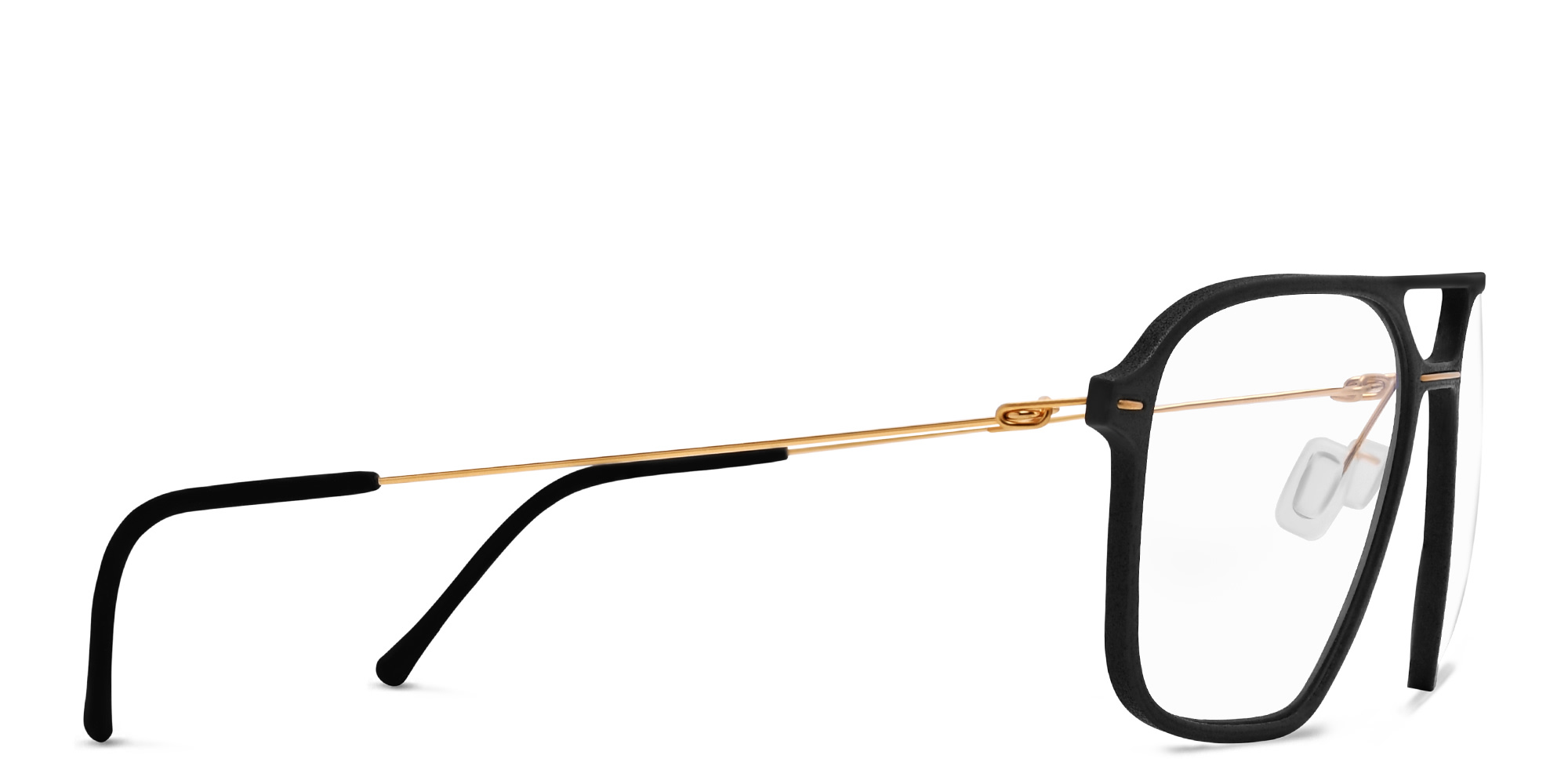 MONOGRAM Square Eyeglasses in Grey – Product Photo 3