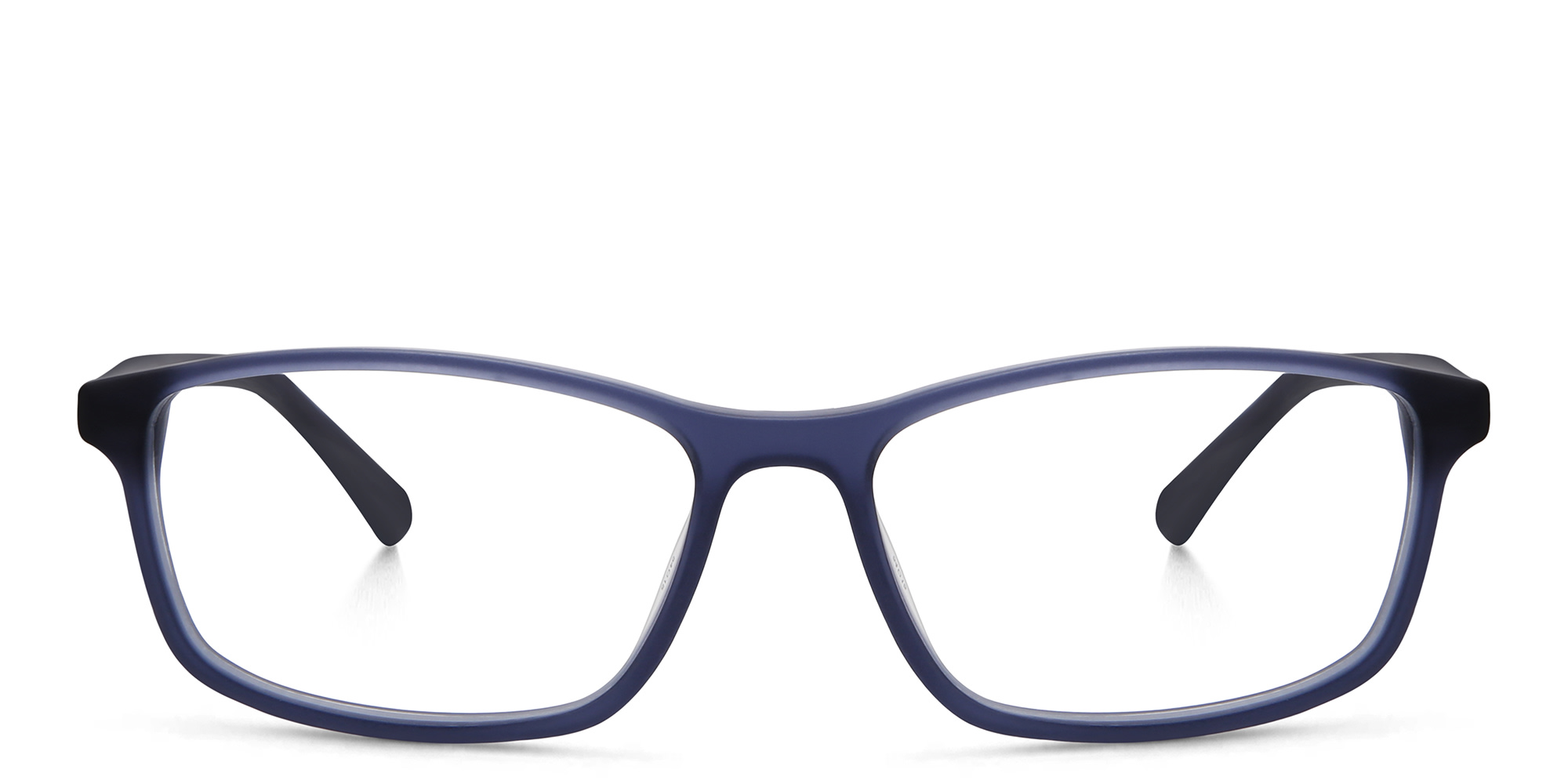 EYE'M Rectangle Eyeglasses in Blue – Product Photo 1