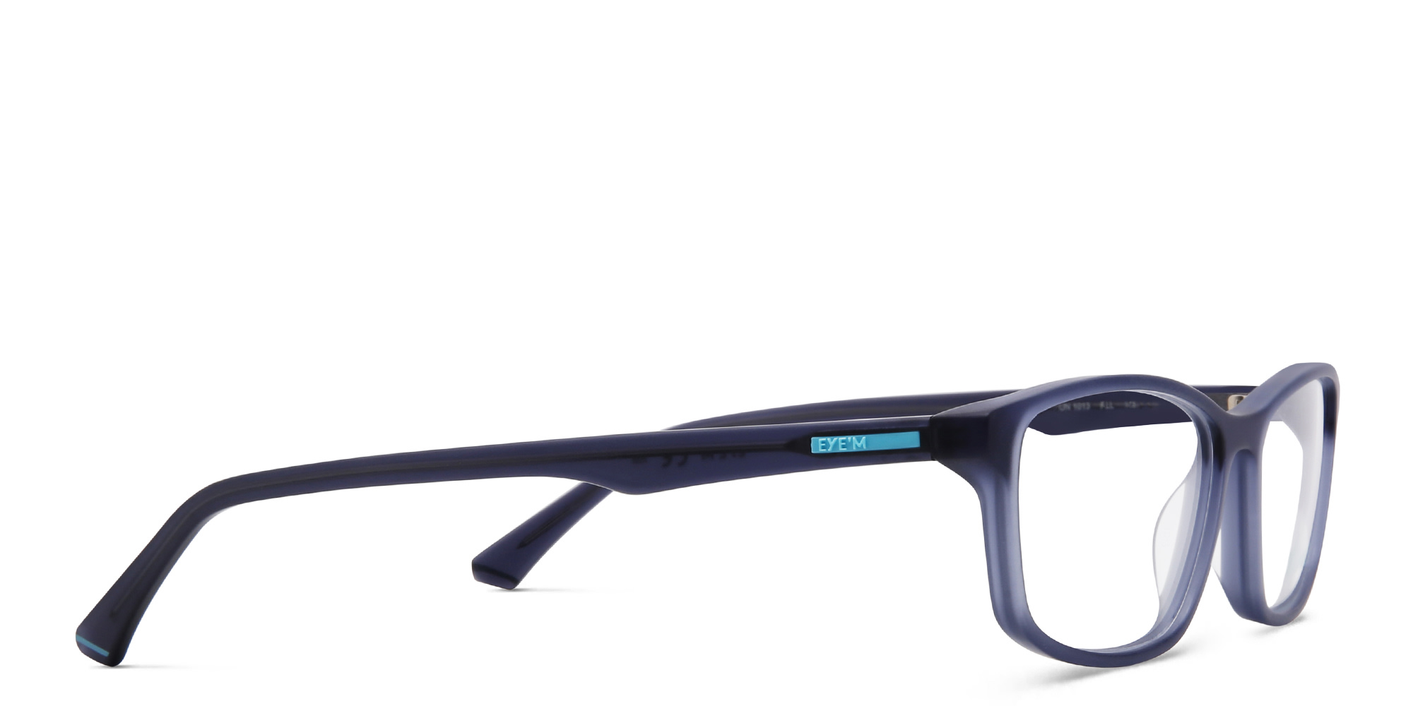 EYE'M Rectangle Eyeglasses in Blue – Product Photo 3