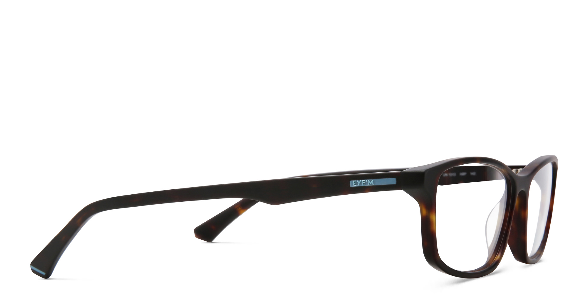 Shop EYE'M Rectangle Eyeglasses in Havana online.