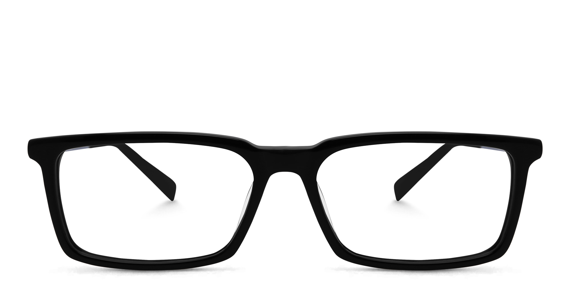 EYE'M Rectangle Eyeglasses in Black & Blue – Product Photo 1