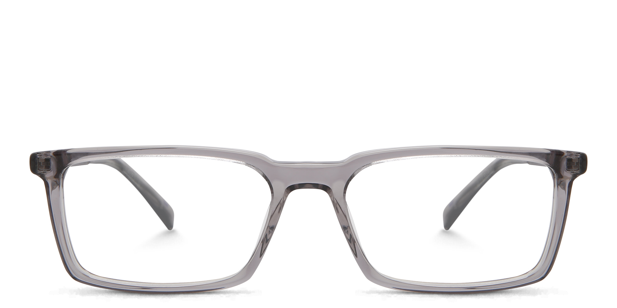 Shop EYE'M Rectangle Eyeglasses in Grey online.