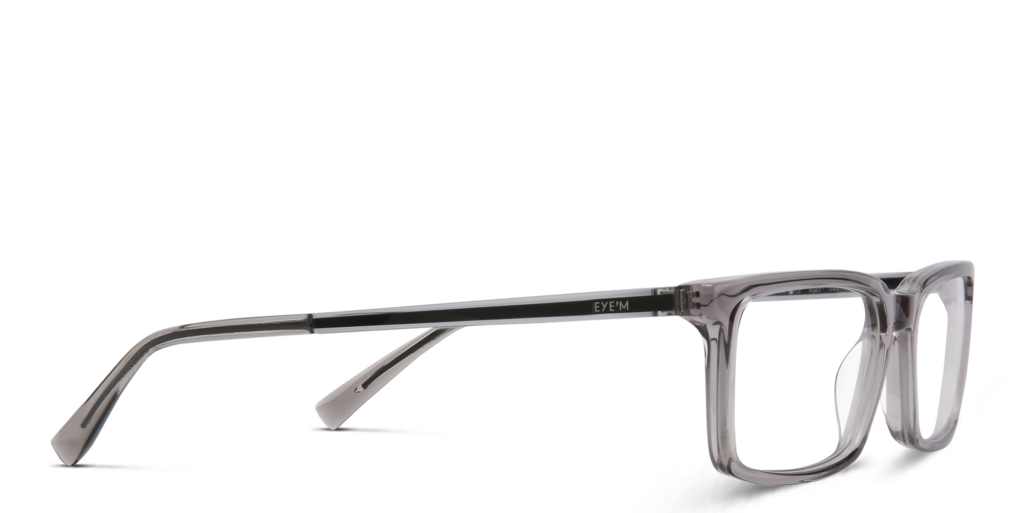 Shop EYE'M Rectangle Eyeglasses in Grey online.