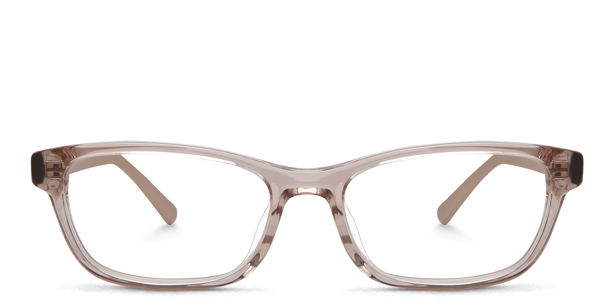 EYE'M Rectangle Eyeglasses in Pink – Product Photo 1