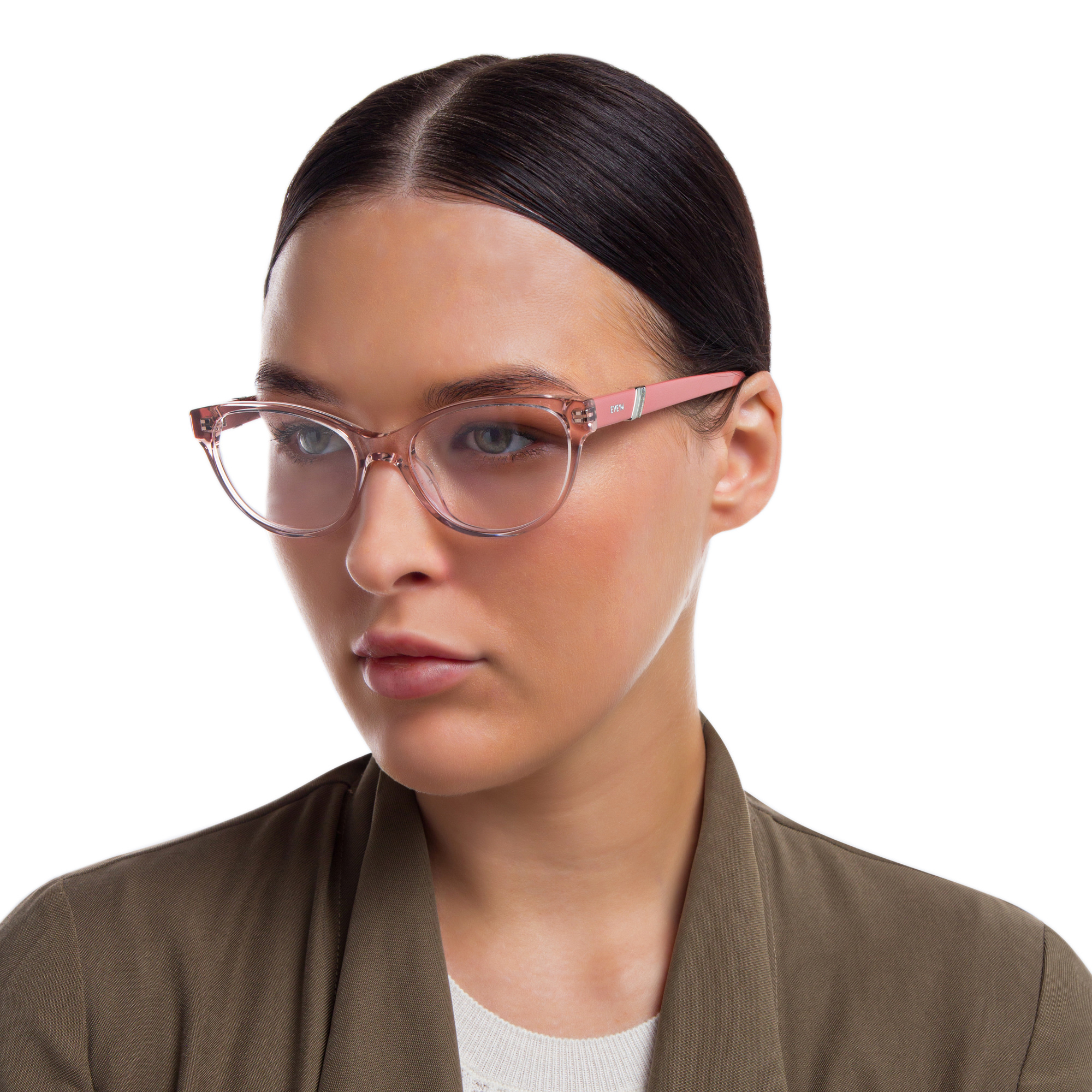 EYE'M Cat Eye Eyeglasses in Pink – Product Photo 6