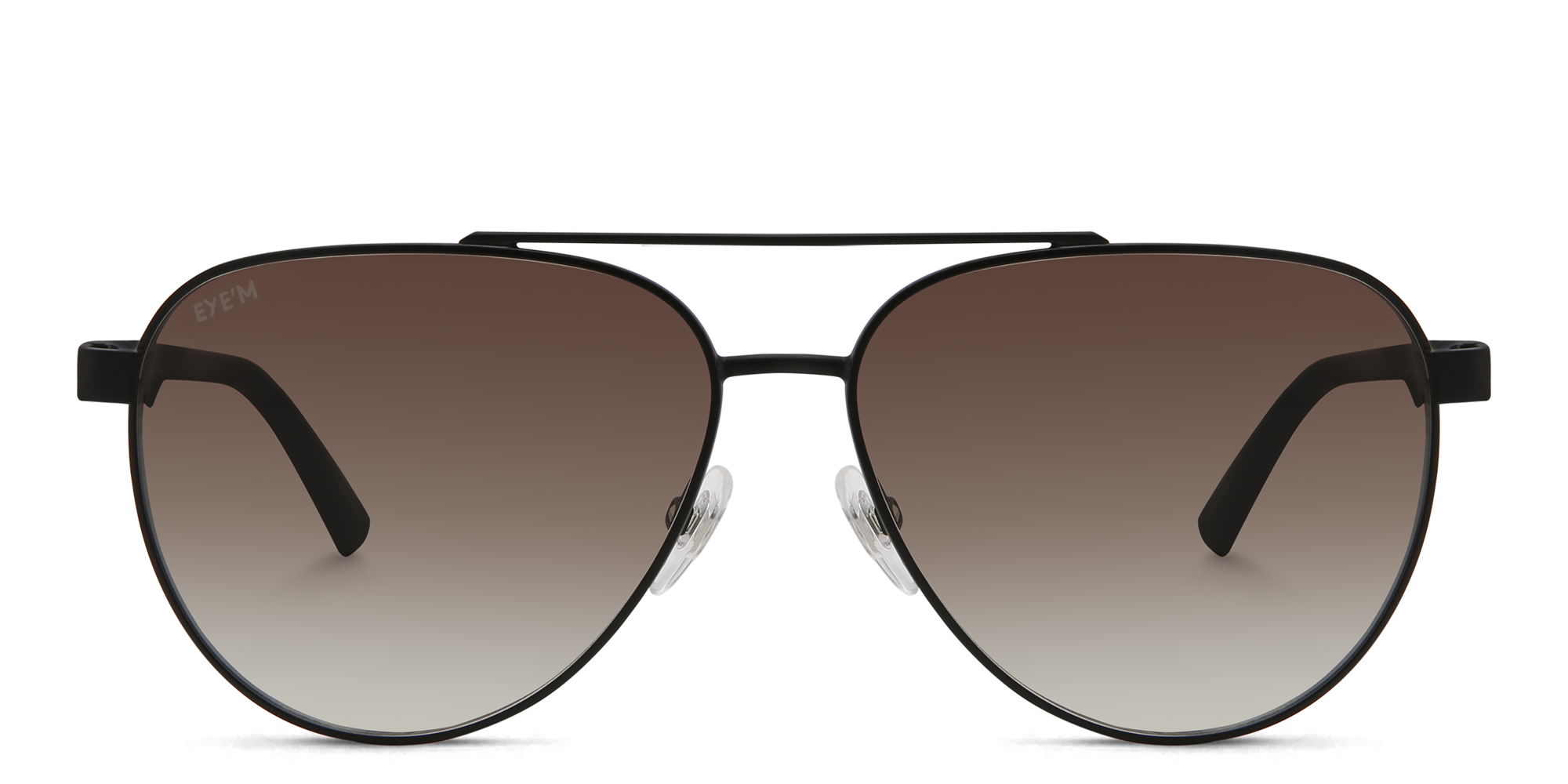 Shop EYE'M Aviator Sunglasses in Black online.