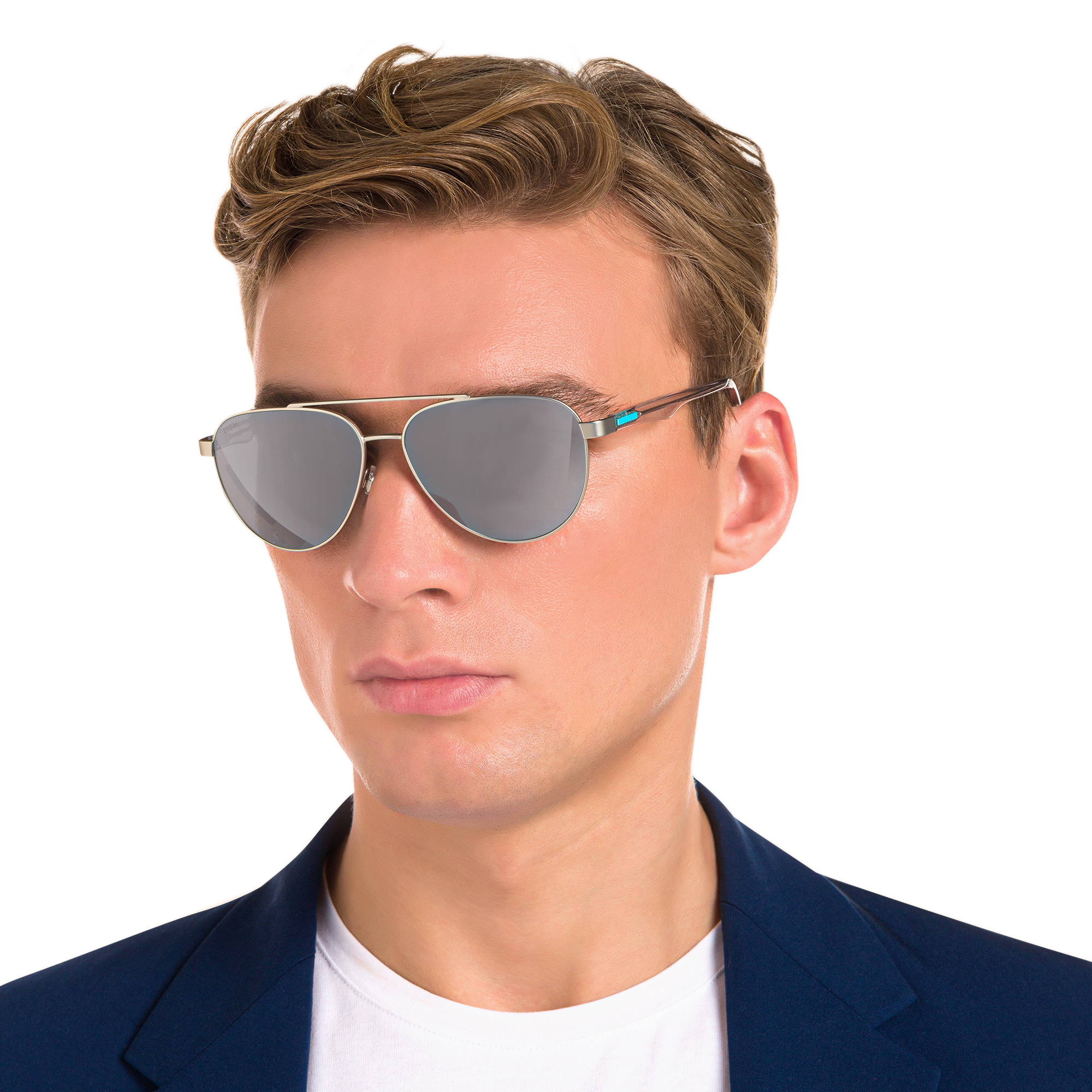 EYE'M Aviator Sunglasses in Grey – Product Photo 6