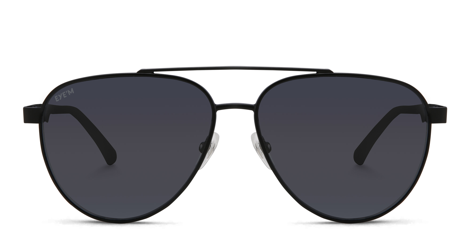 EYE'M Aviator Sunglasses in Black – Product Photo 1