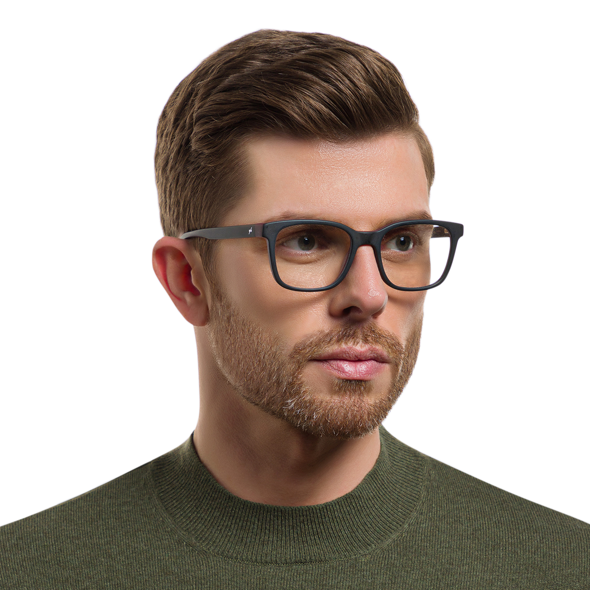 تسوق نظارة طبية بإطار مربع EYE'M بلون عنابي أسود أونلاين.