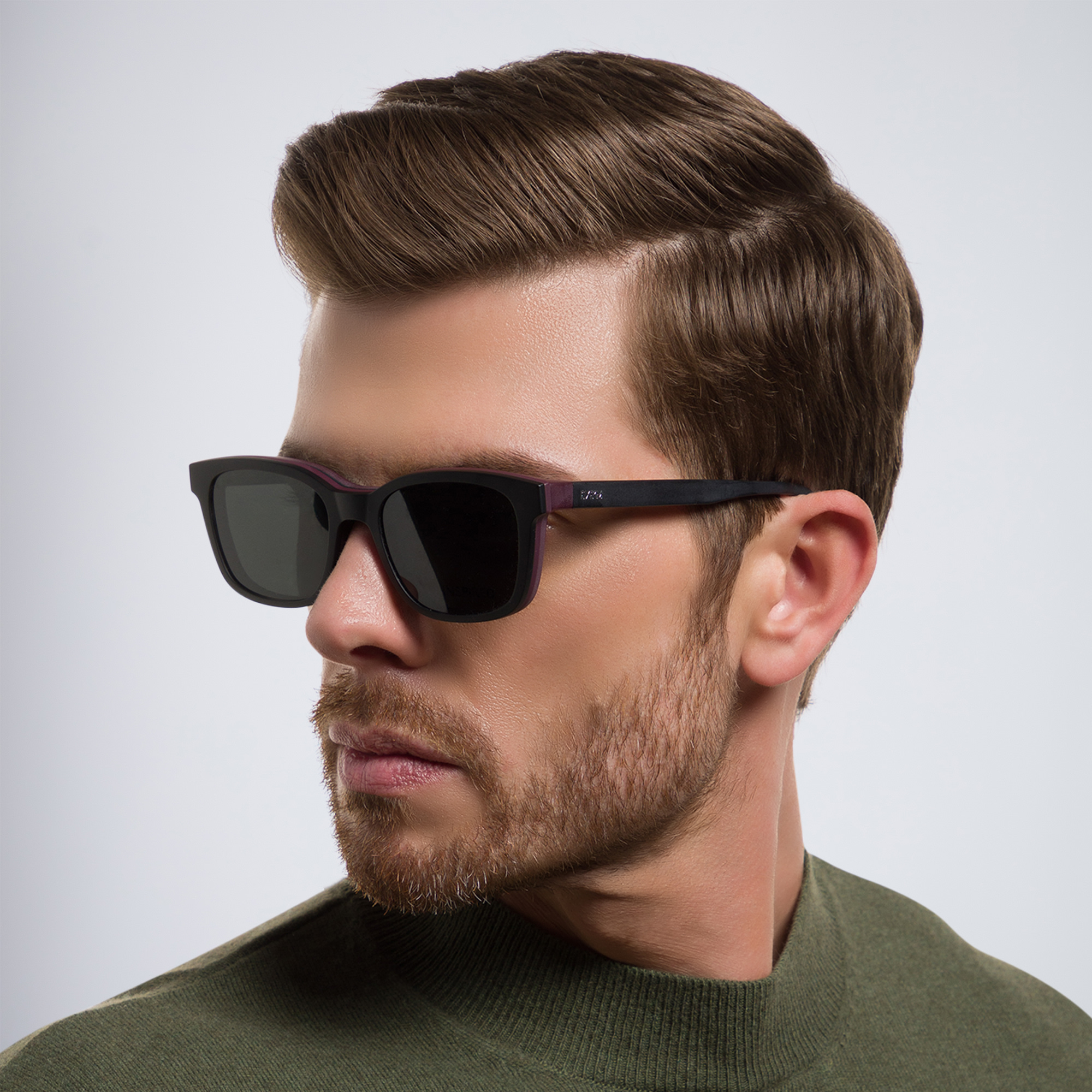 تسوق نظارة طبية بإطار مربع EYE'M بلون عنابي أسود أونلاين.