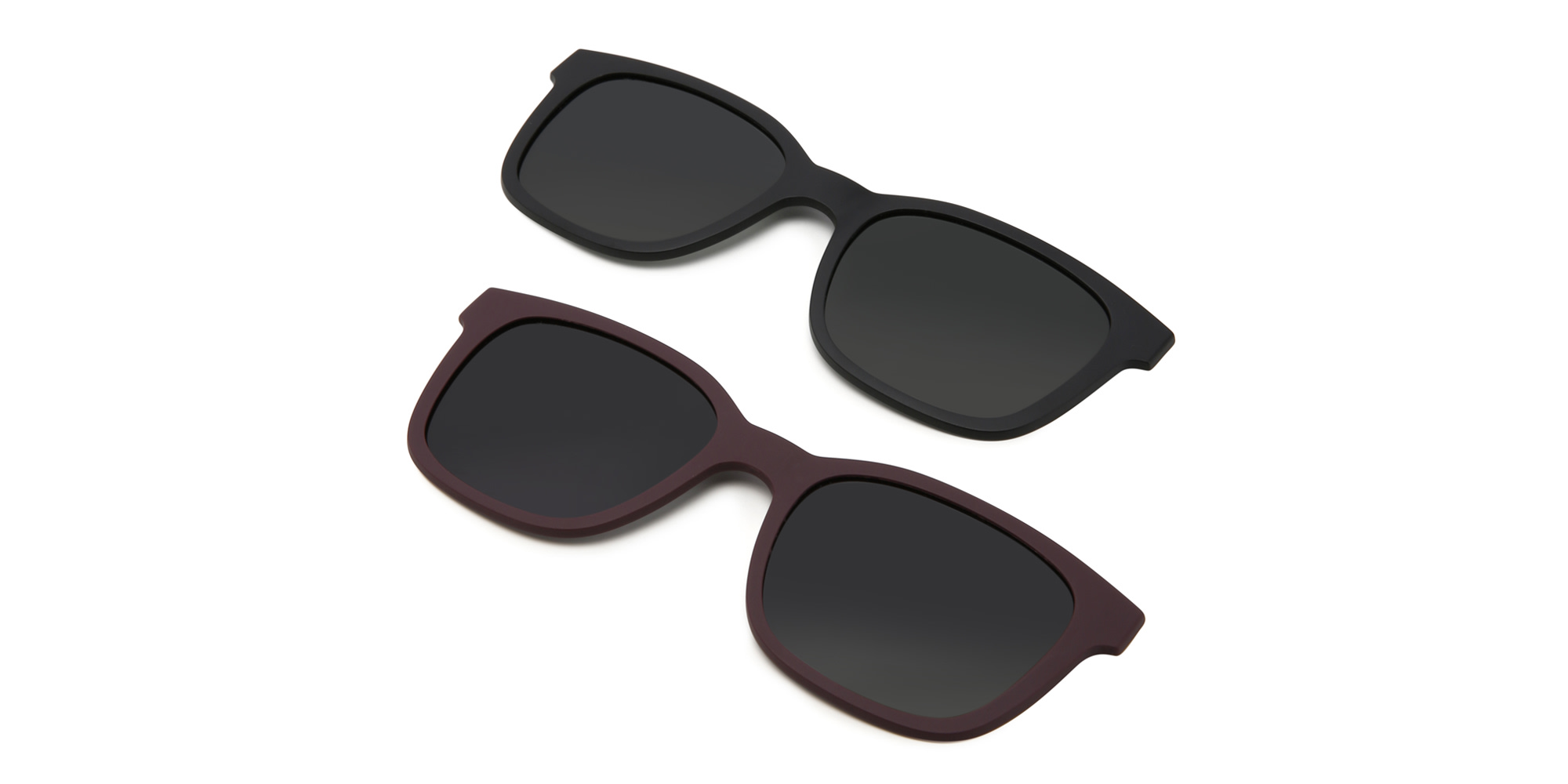 تسوق نظارة طبية بإطار مربع EYE'M بلون عنابي أسود أونلاين.