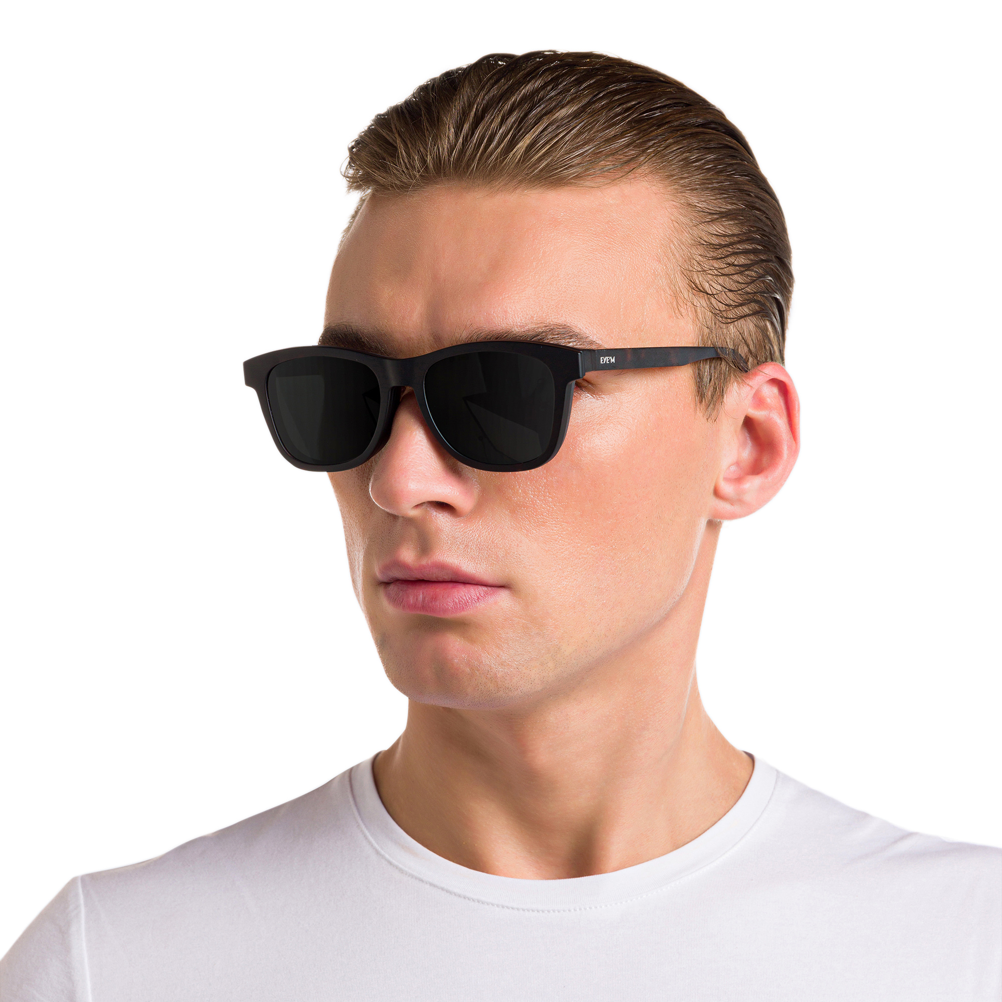 EYE'M Square Eyeglasses in Havana – Product Photo 6