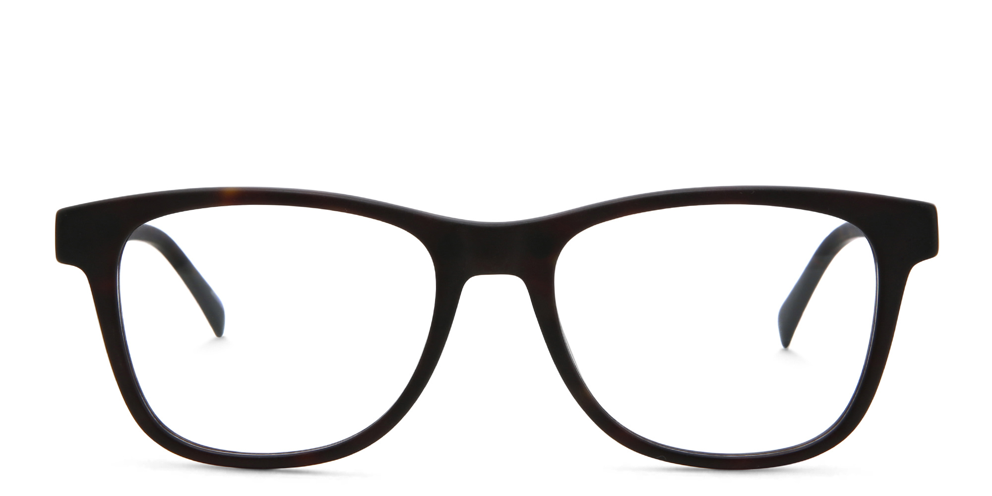 EYE'M Square Eyeglasses in Havana – Product Photo 1