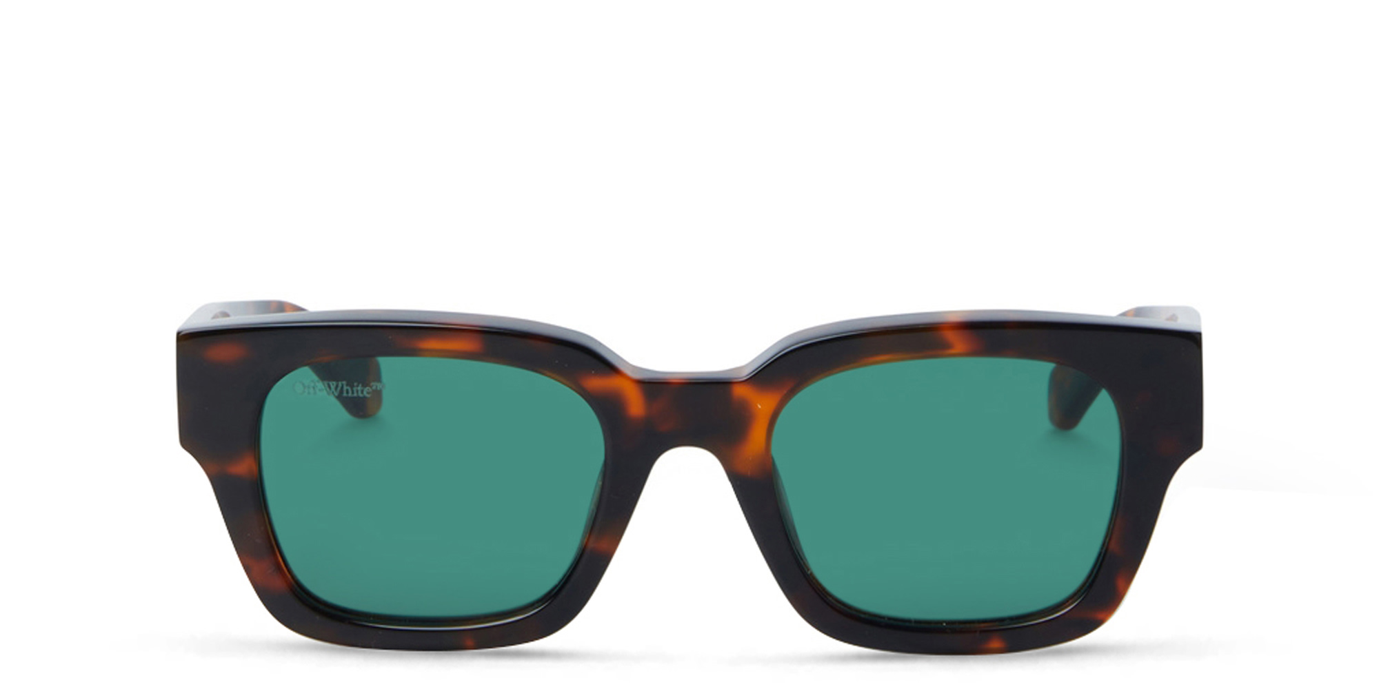 Shop OFF WHITE Unisex Square Sunglasses in Havana online.