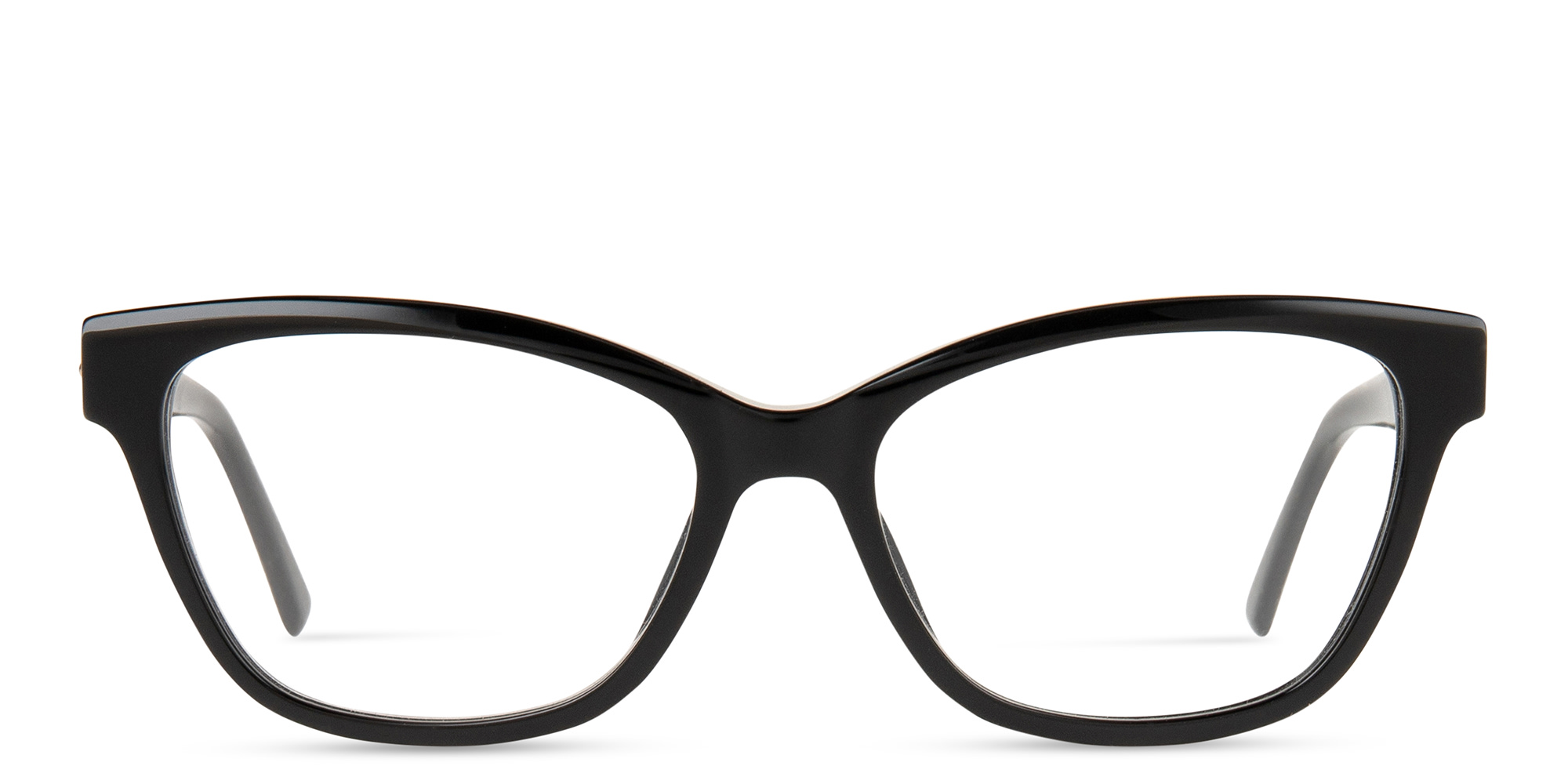 Shop JIMMY CHOO Rectangle Eyeglasses in Black online.
