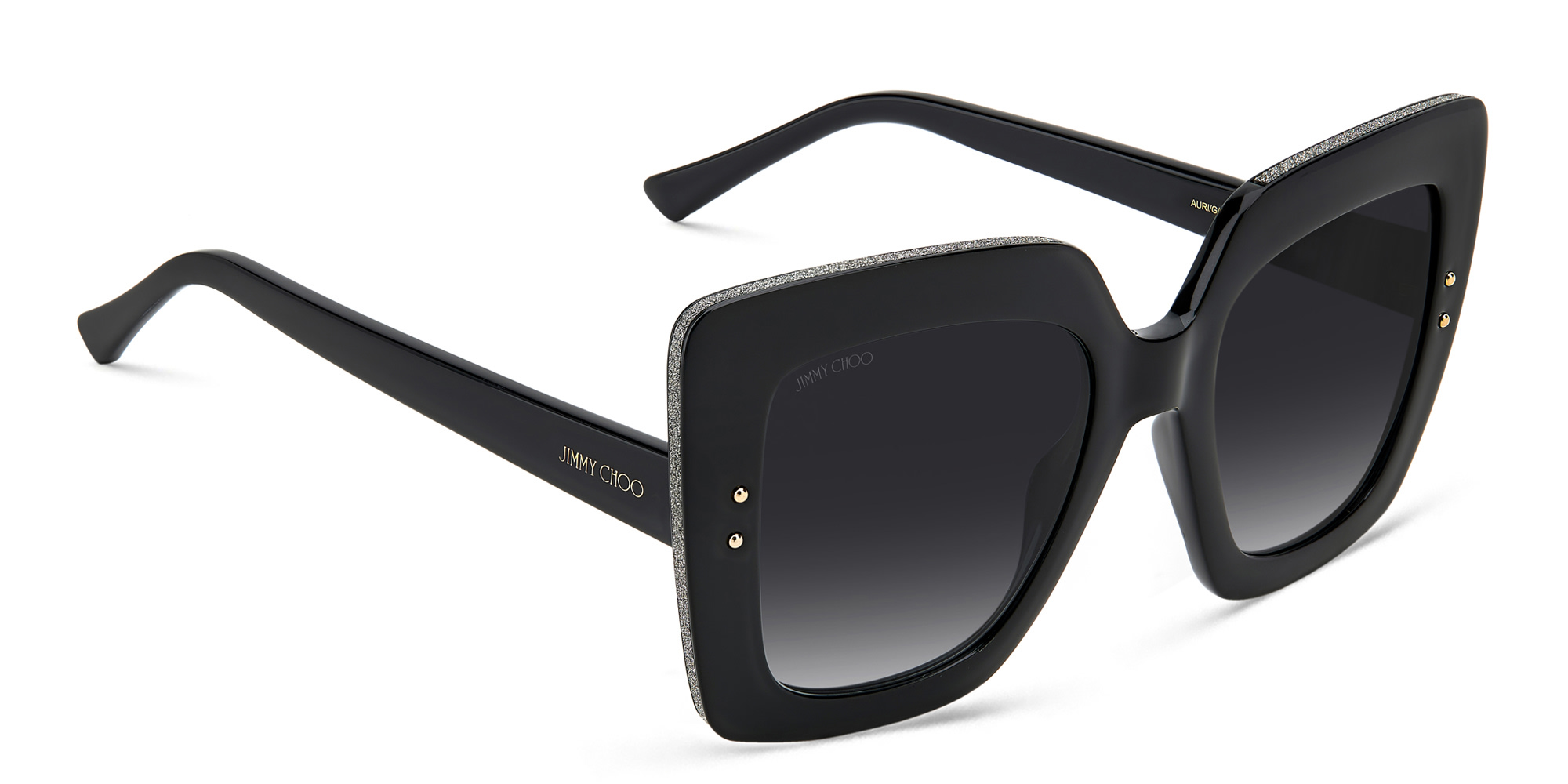 تسوق نظارة شمسية اوري/جي/اس بإطار مربع جيمي تشو بلون أسود أونلاين.