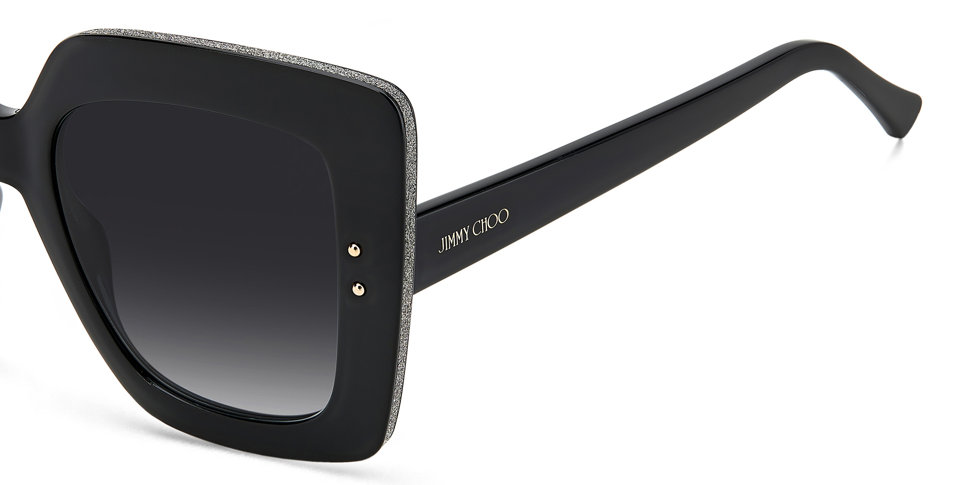 تسوق نظارة شمسية اوري/جي/اس بإطار مربع جيمي تشو بلون أسود أونلاين.