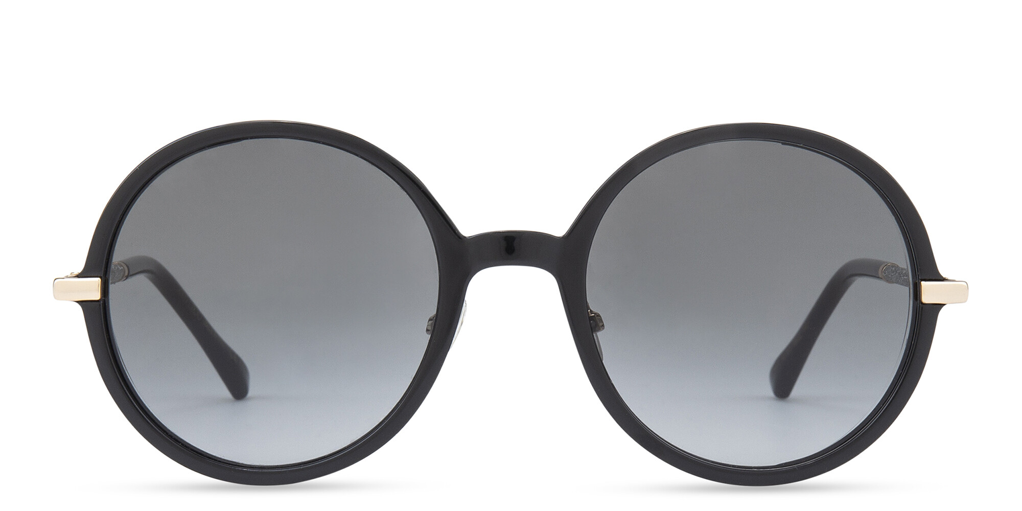 JIMMY CHOO Oversized Round Sunglasses in Black – Product Photo 1