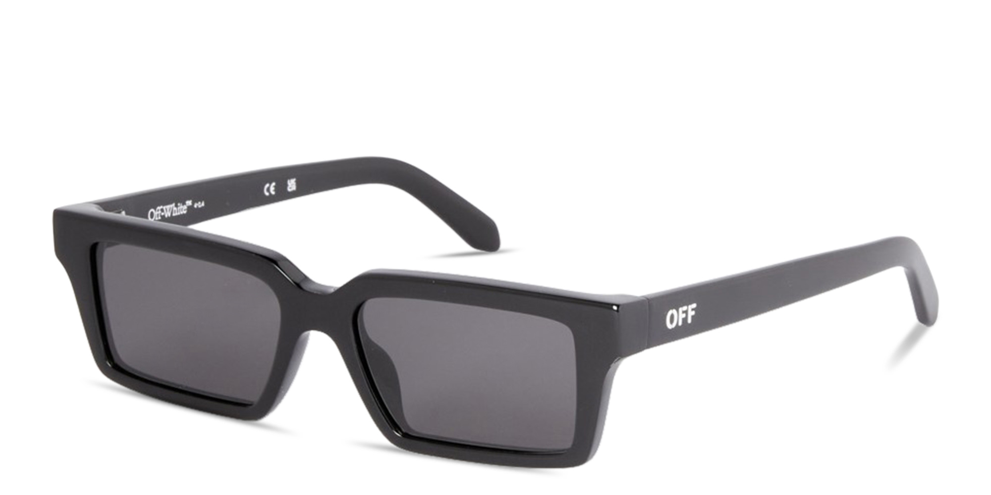 Shop OFF WHITE Unisex Square Sunglasses in Matte Black online.