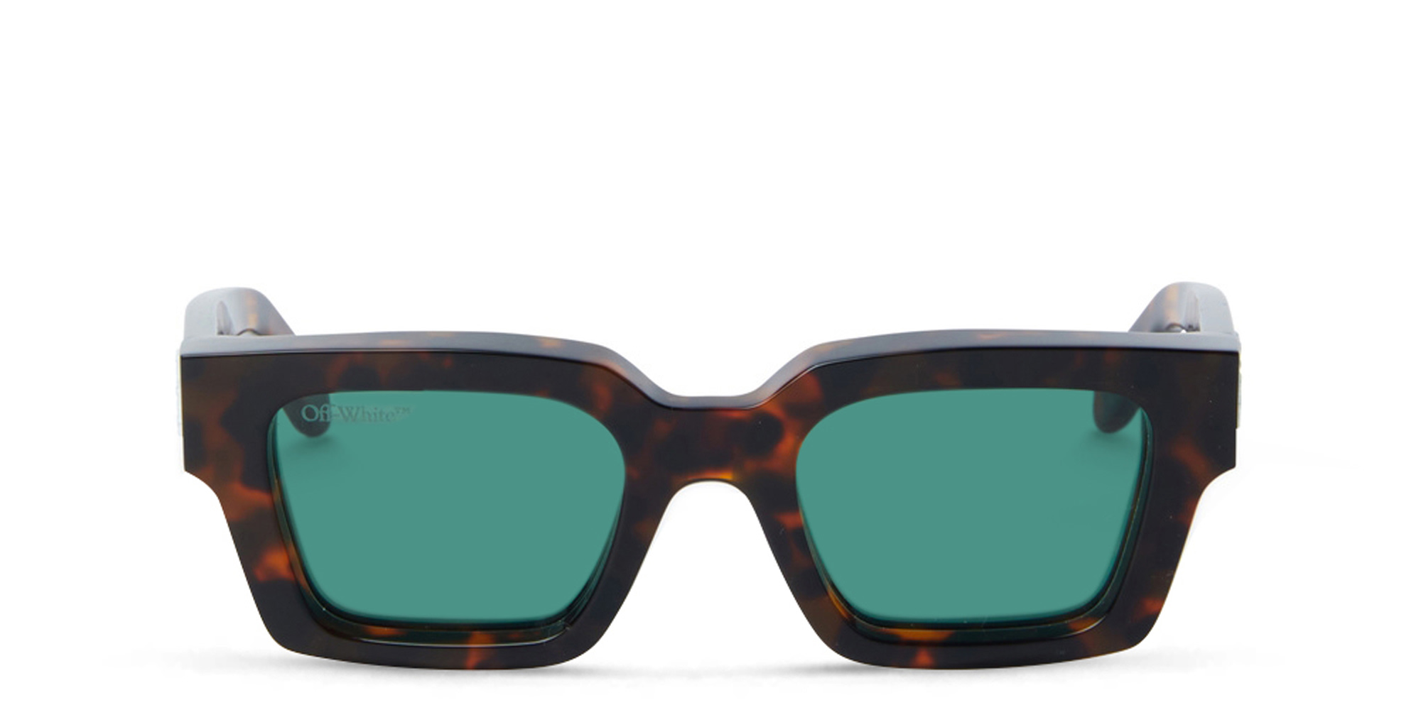 Shop OFF WHITE Unisex Square Sunglasses in Havana online.