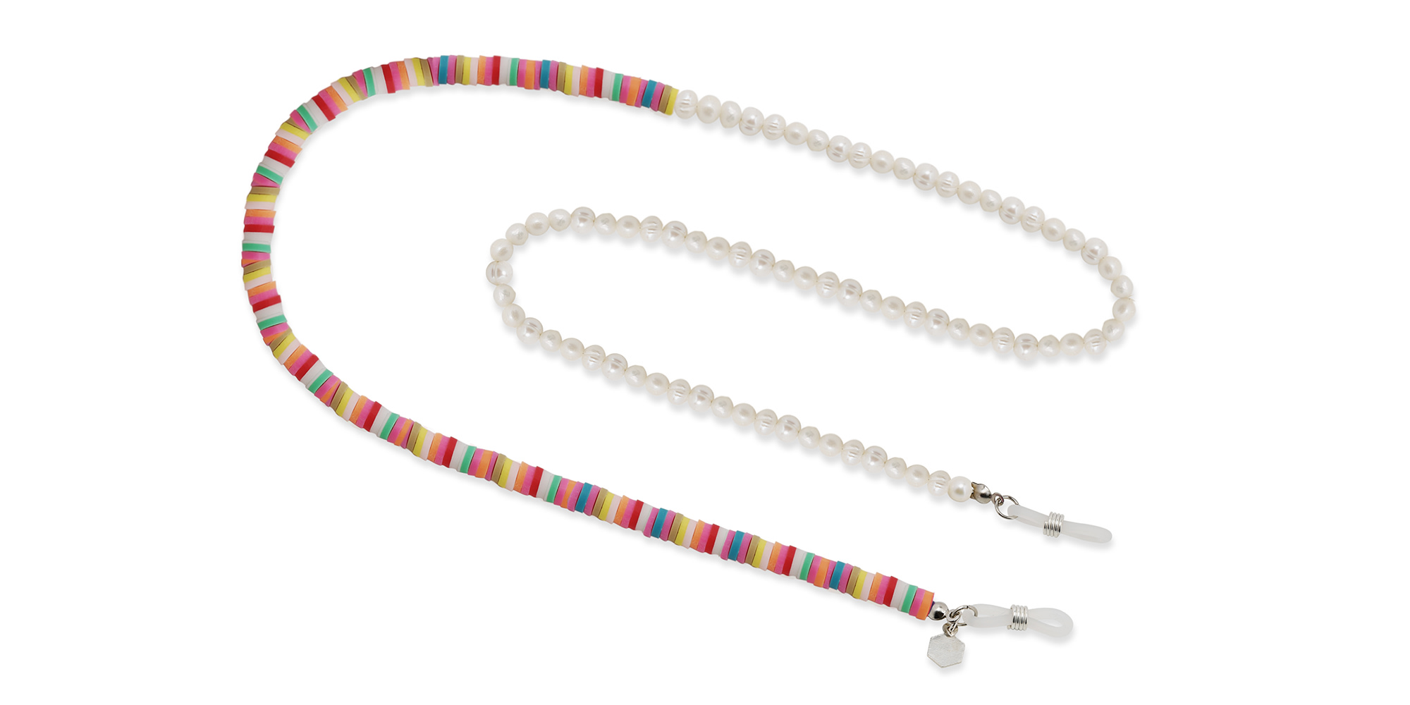 Shop The RICCI DISTRICT Crystals & Mother of Pearl Glasses Chain online.