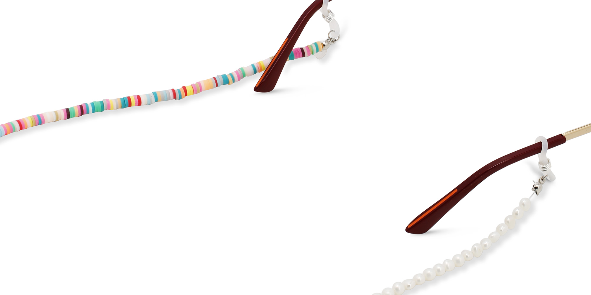 Shop The RICCI DISTRICT Crystals & Mother of Pearl Glasses Chain online.