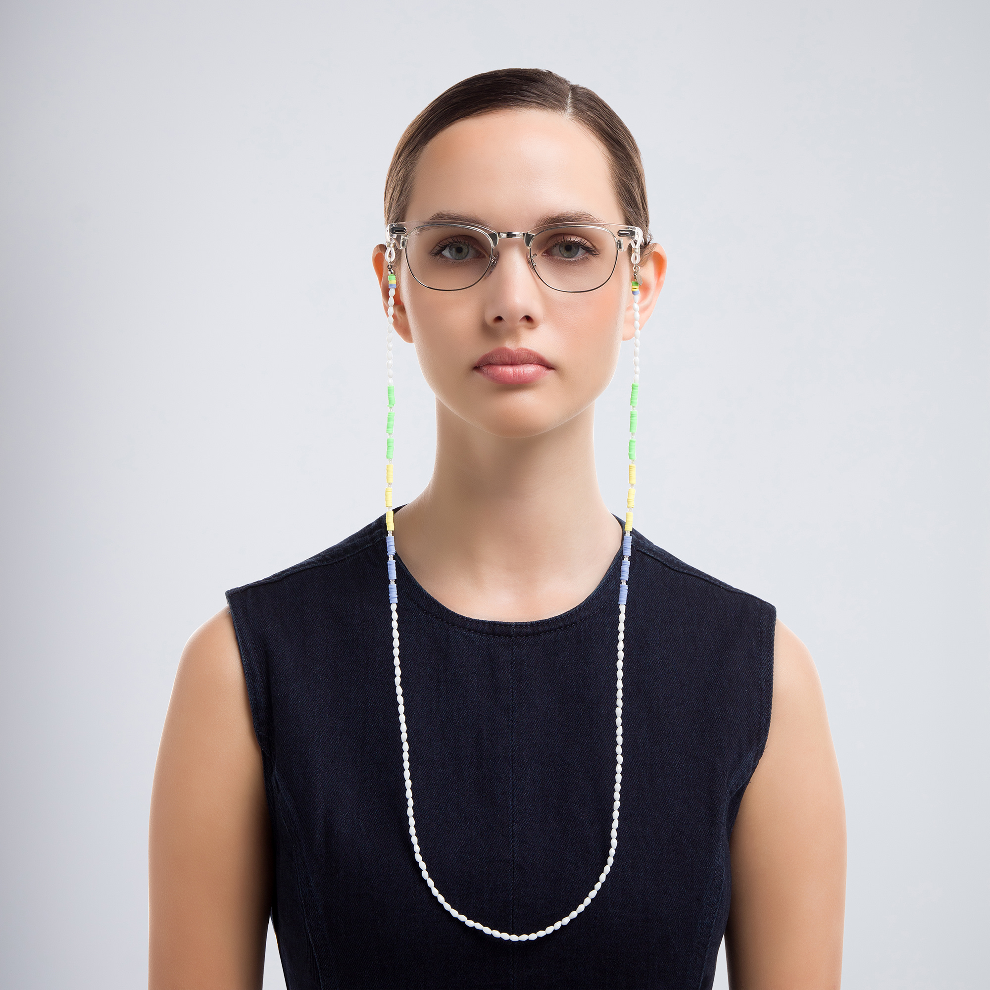 Shop The RICCI DISTRICT Crystals & Polymer Beads Glasses Chain online.