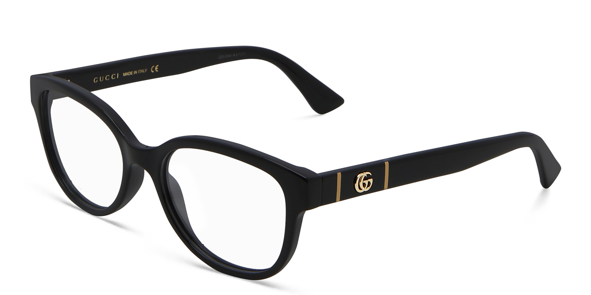 GUCCI Square Eyeglasses in Black – Product Photo 2