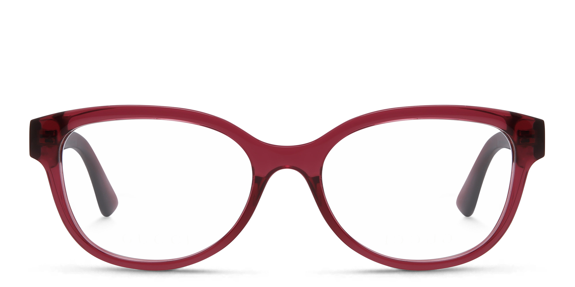 GUCCI Square Eyeglasses in Red – Product Photo 1