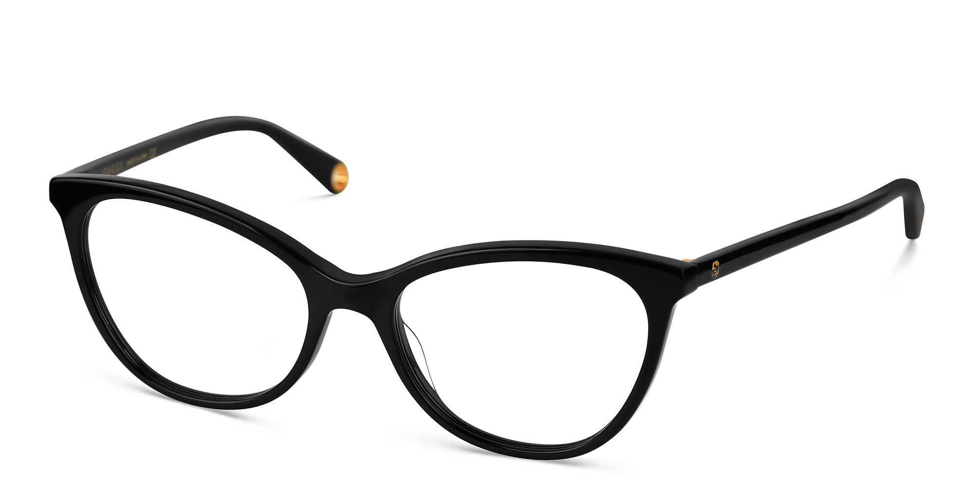 GUCCI Cat Eye Eyeglasses in Black – Product Photo 2
