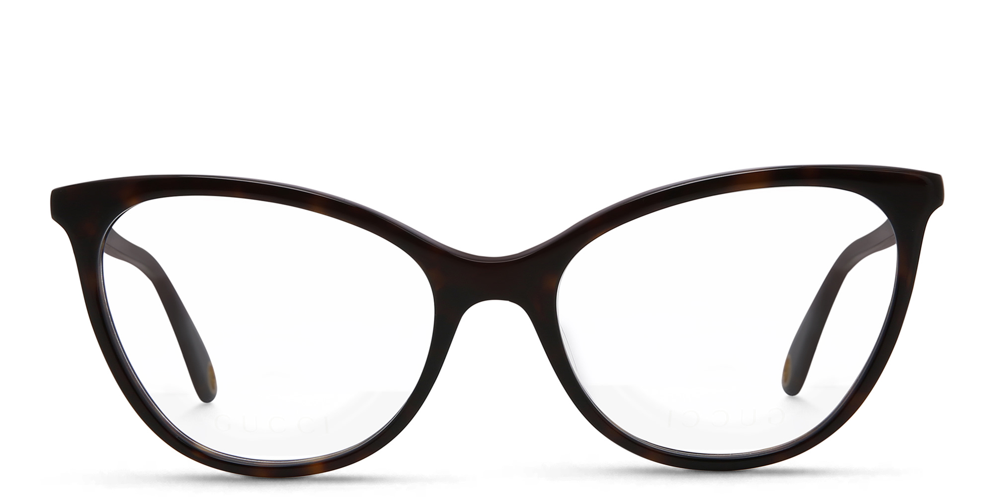 Shop GUCCI Cat Eye Eyeglasses in Havana online.
