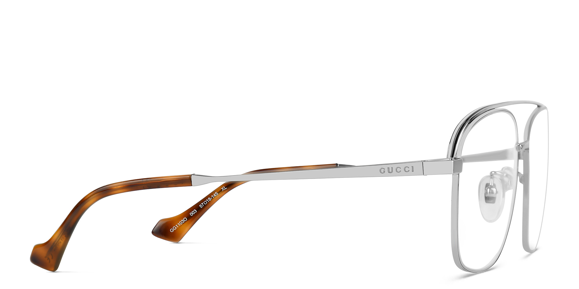 Buy GUCCI Wide Square Eyeglasses Online | MAGRABi UAE
