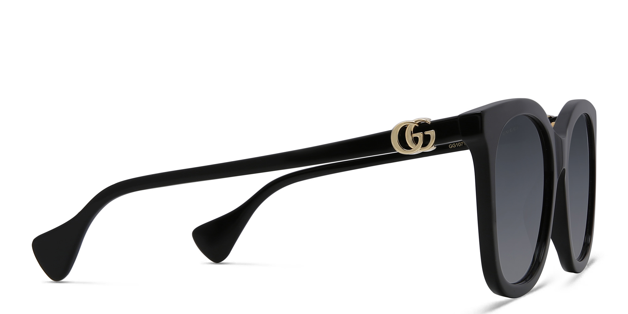 GUCCI Square Sunglasses in Black – Product Photo 3