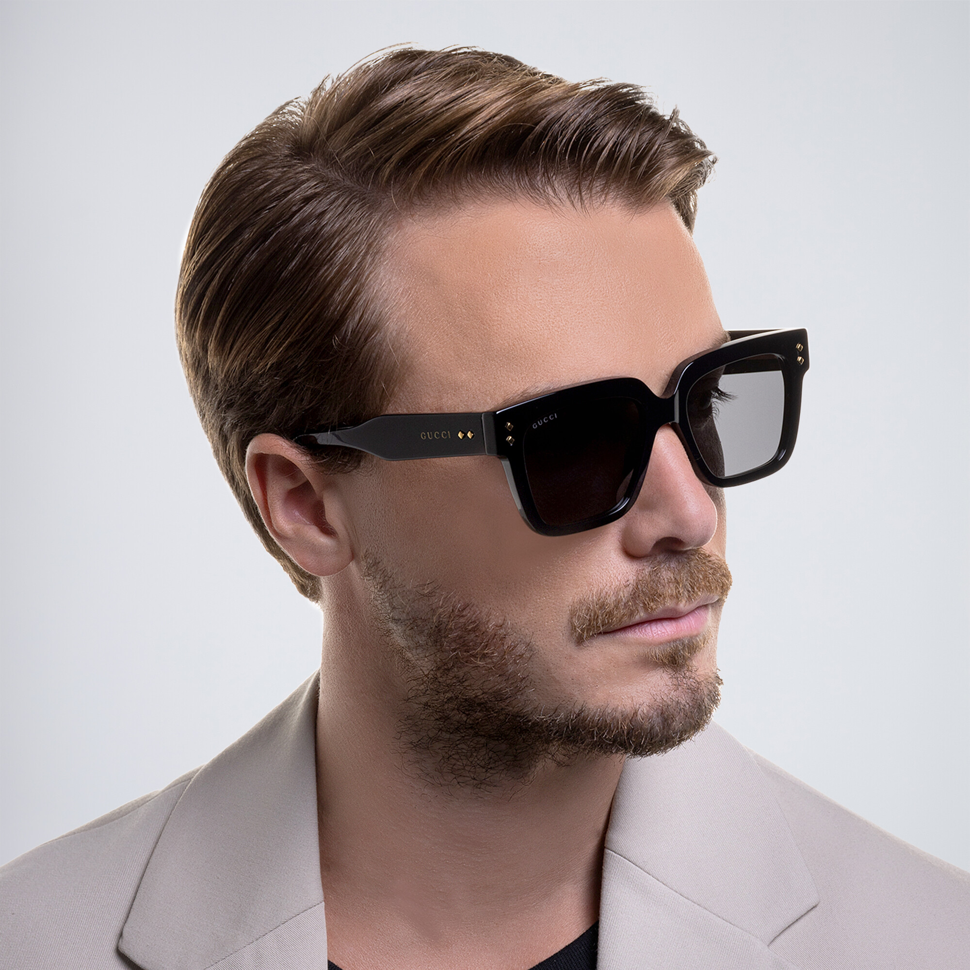 Gucci Square Lunettes Gucci Aviator Square Sunglasses