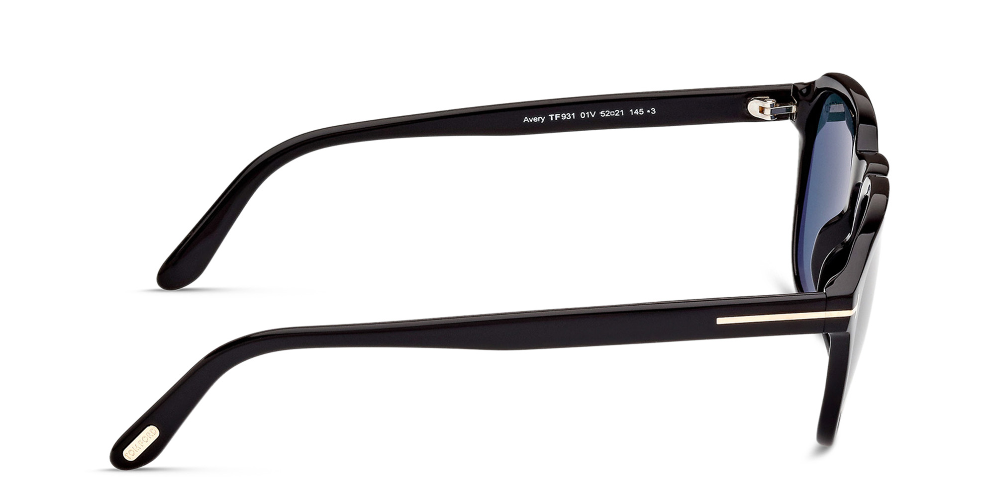 Shop TOM FORD Square Sunglasses in Shiny Black online.