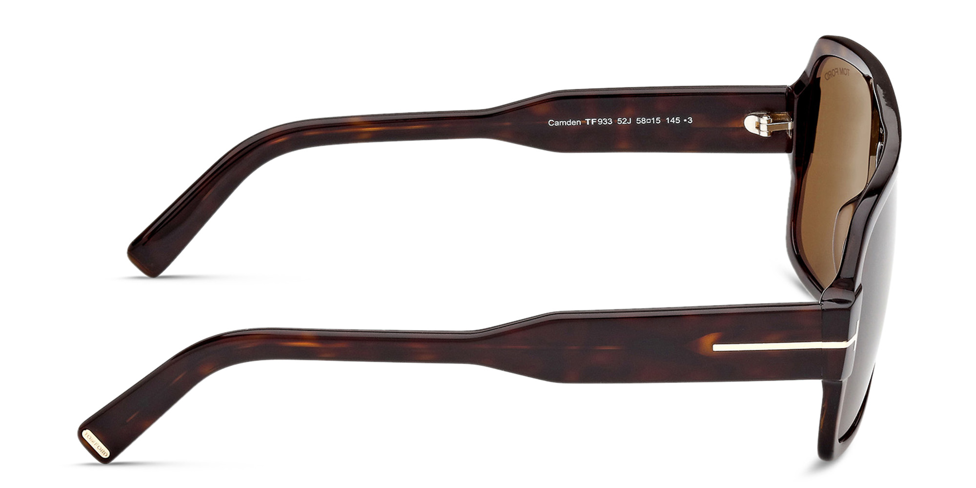 نظارات شمسية أفياتور من توم فورد بلون هافان داكن - صورة المنتج 3