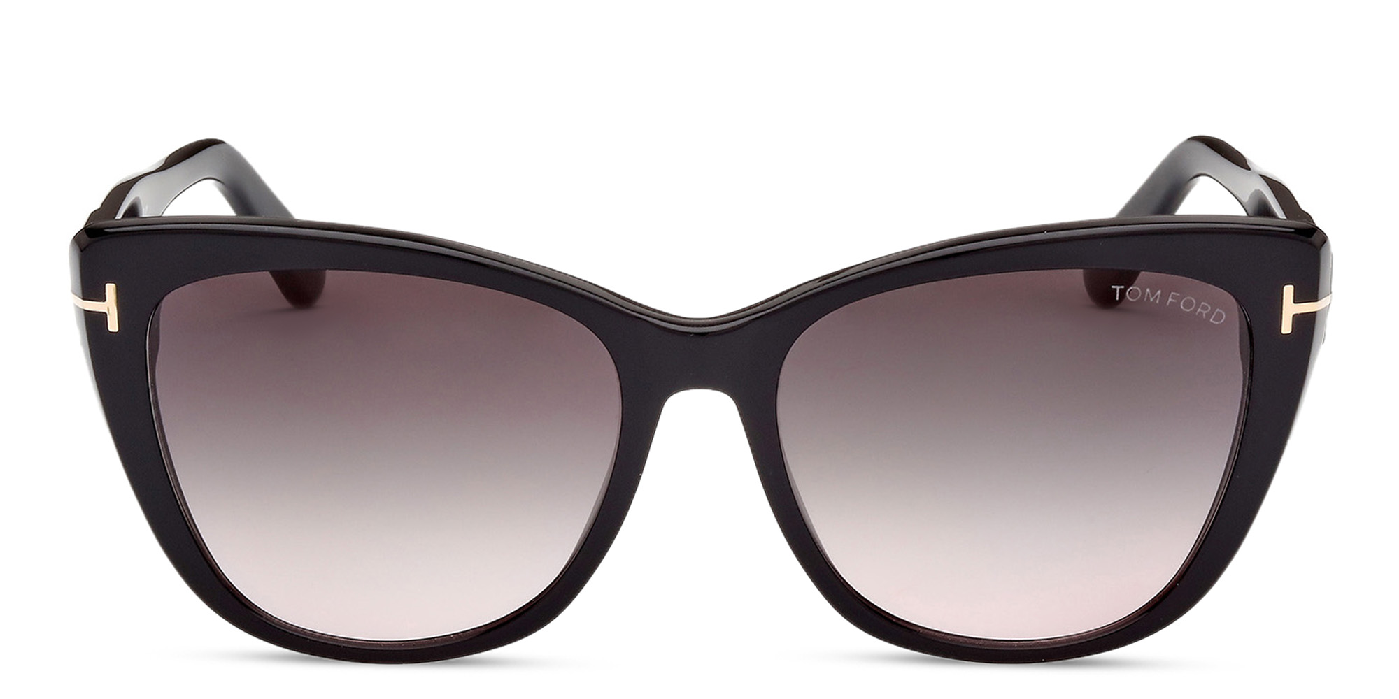 Shop TOM FORD Cat-Eye Sunglasses in Shiny Black online.