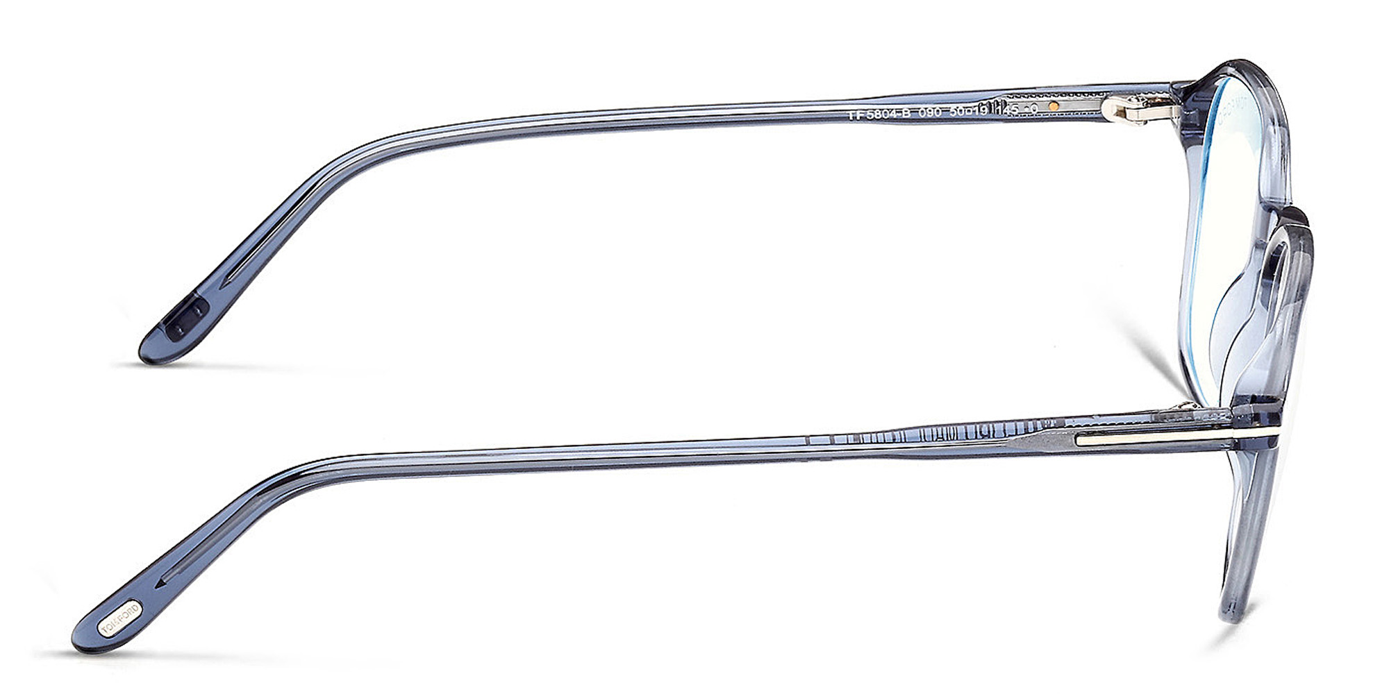 Shop TOM FORD Irregular Eyeglasses in Blue online.