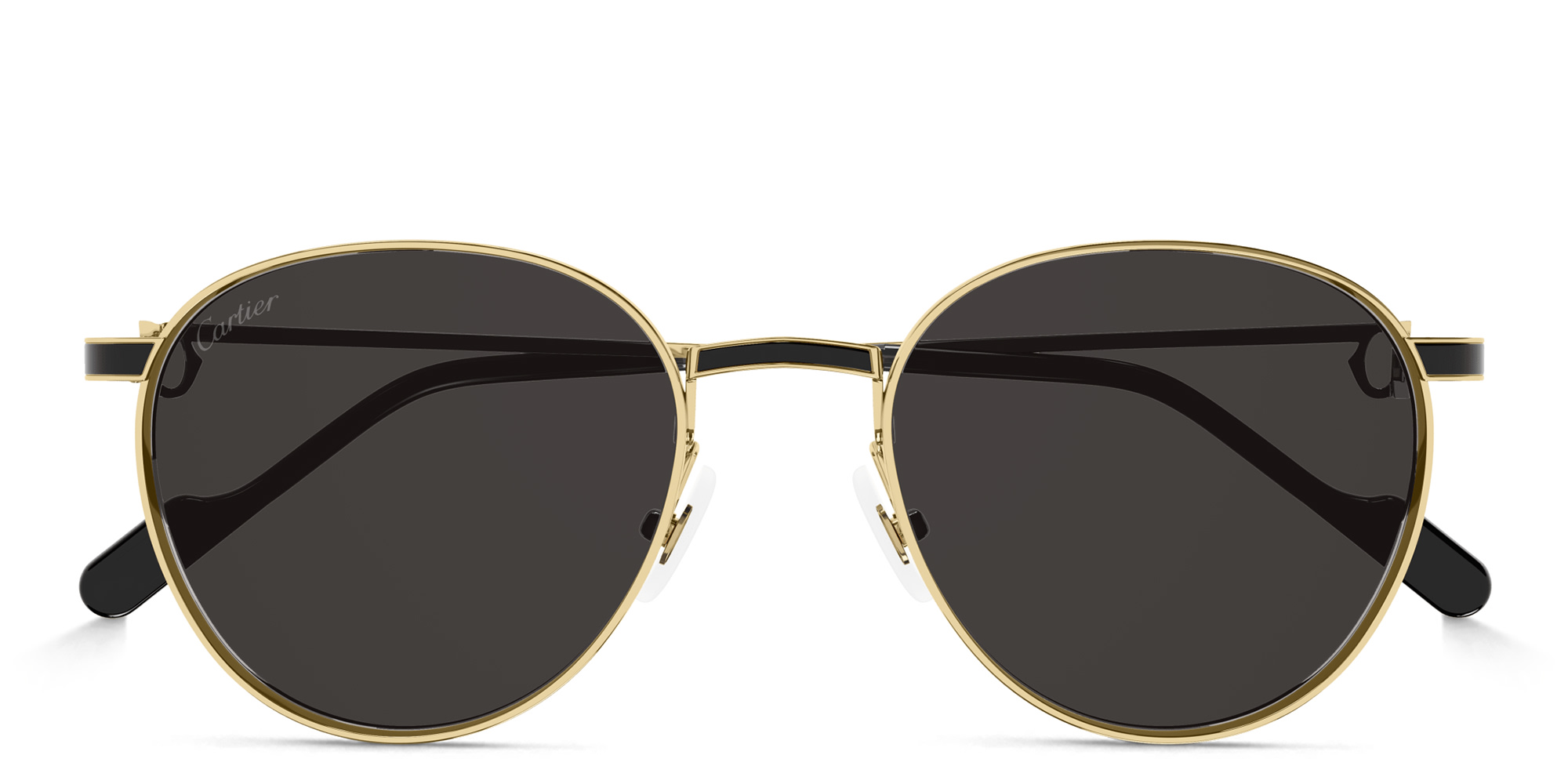 Shop Cartier Première de Cartier Panthos Sunglasses in Gold online.