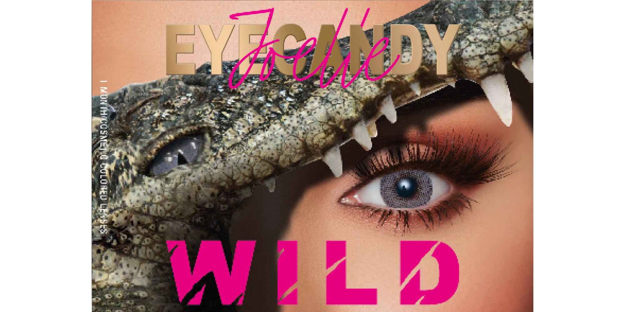 EYECANDY Monthly Color Contact Lenses - Mysterious Grey – Product Photo 2