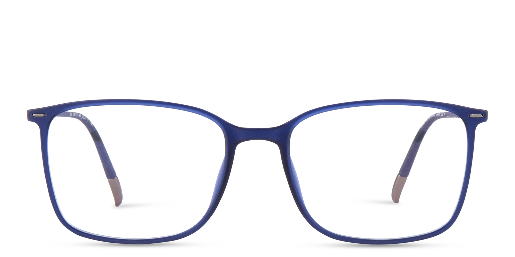 Shop Silhouette Square Eyeglasses in Blue online.