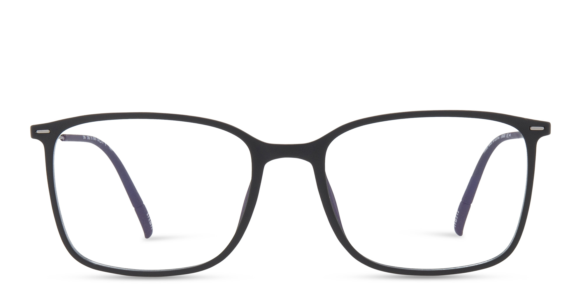 Shop Silhouette Square Eyeglasses in Black online.