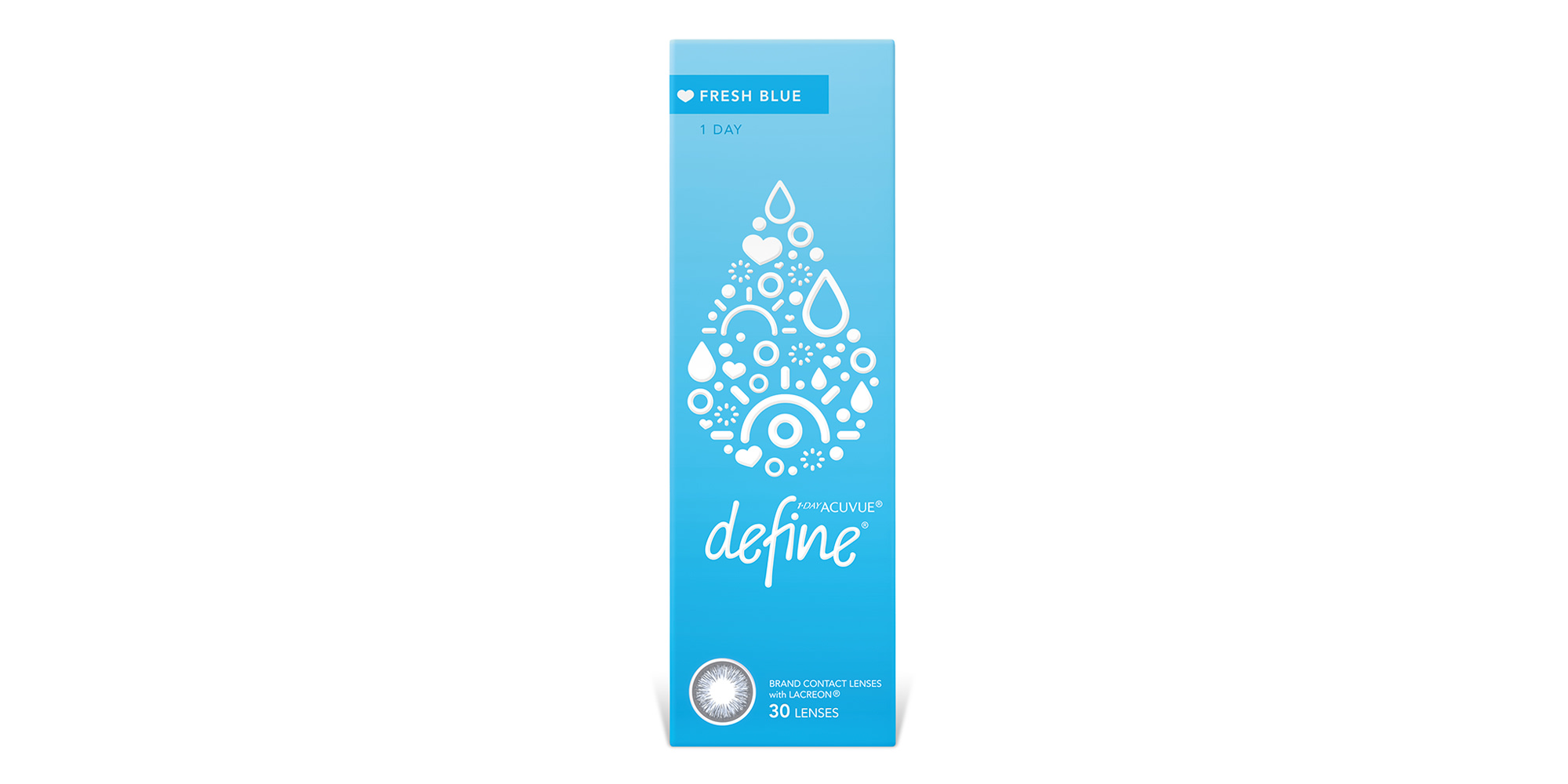 Shop ACUVUE 1-Day Define Fresh Color Contact Lenses - Blue online.