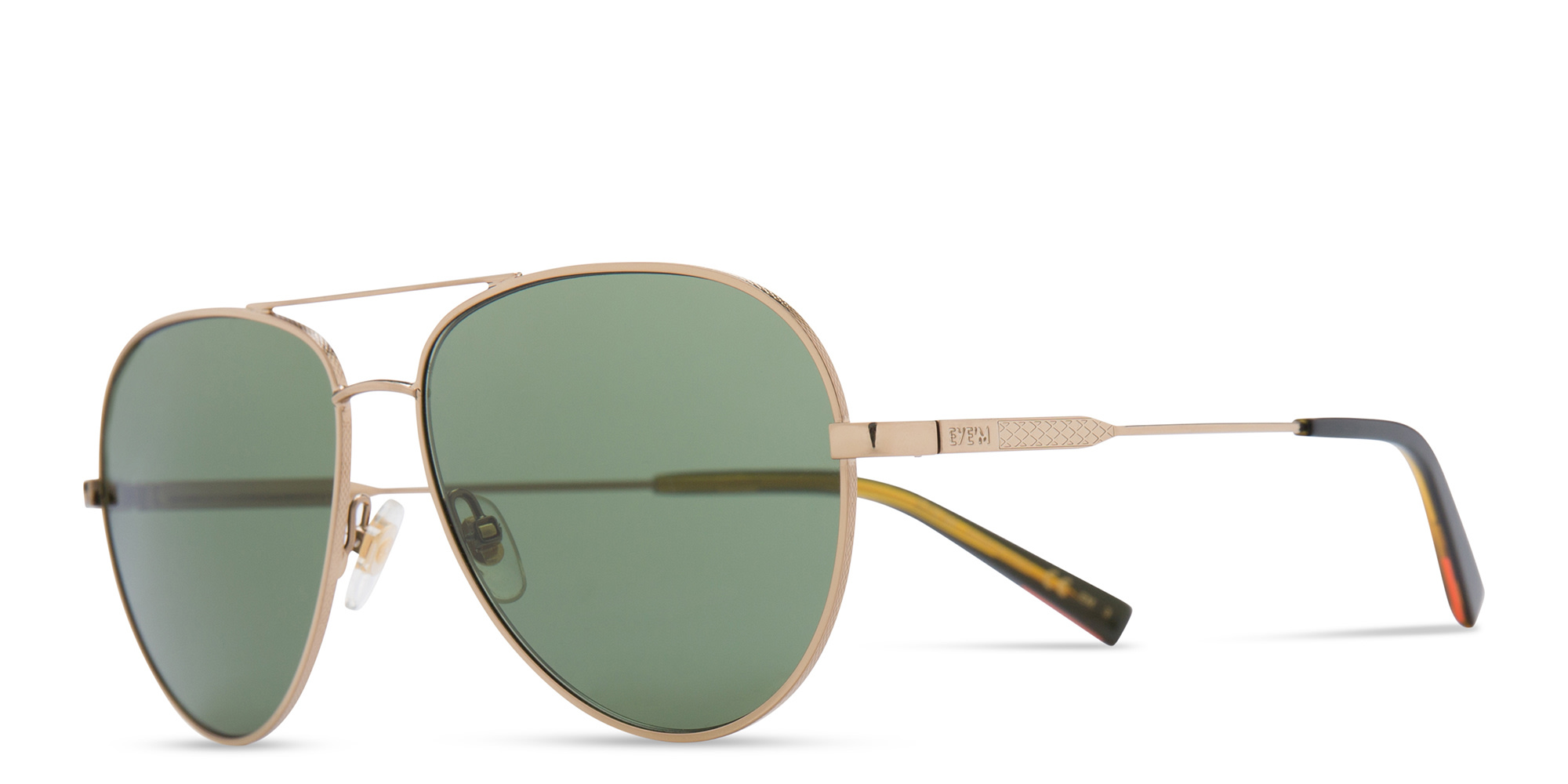 EYE'M Aviator Sunglasses in Rose Gold – Product Photo 2